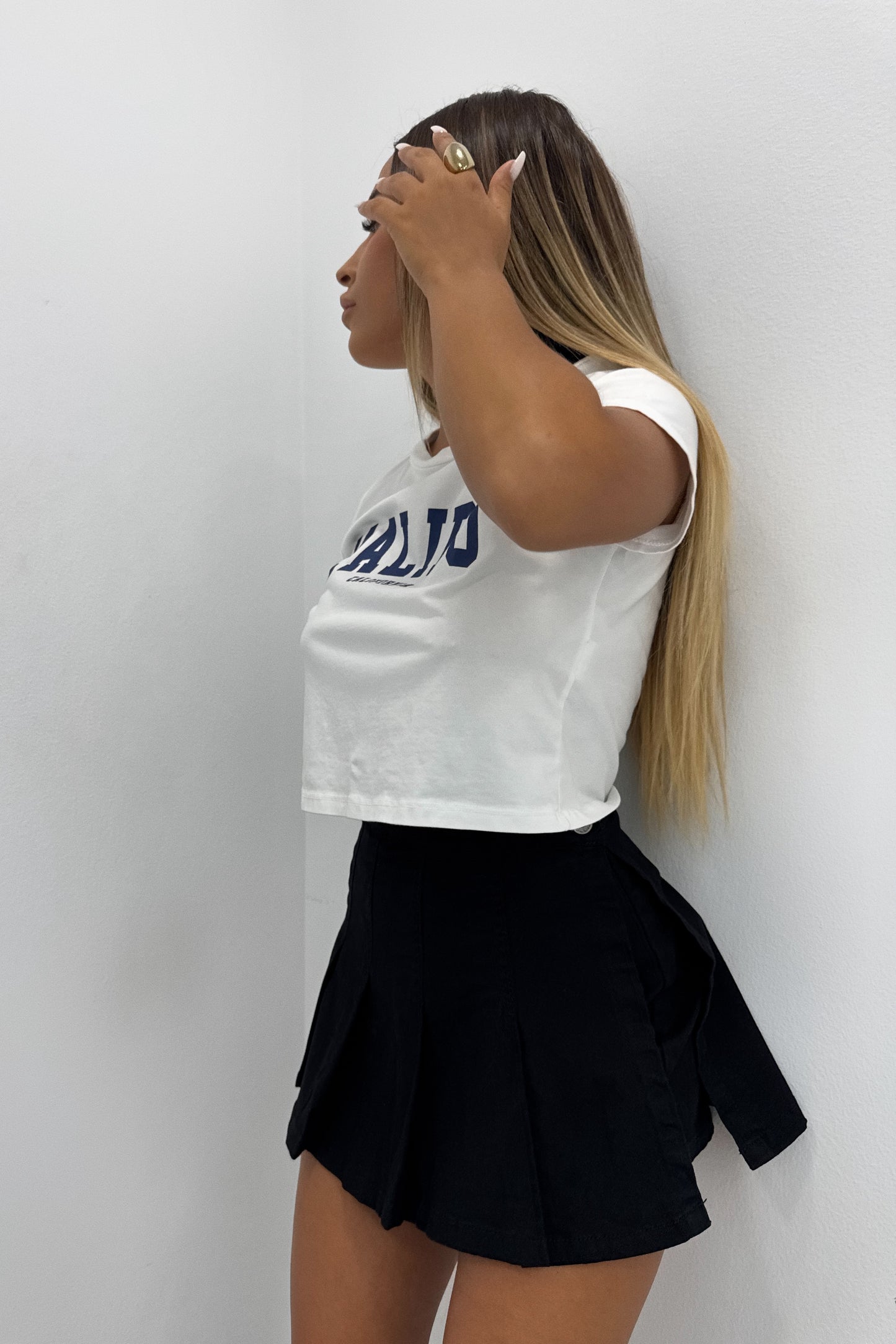 FALDA PANTALÓN DENIM TABLAS