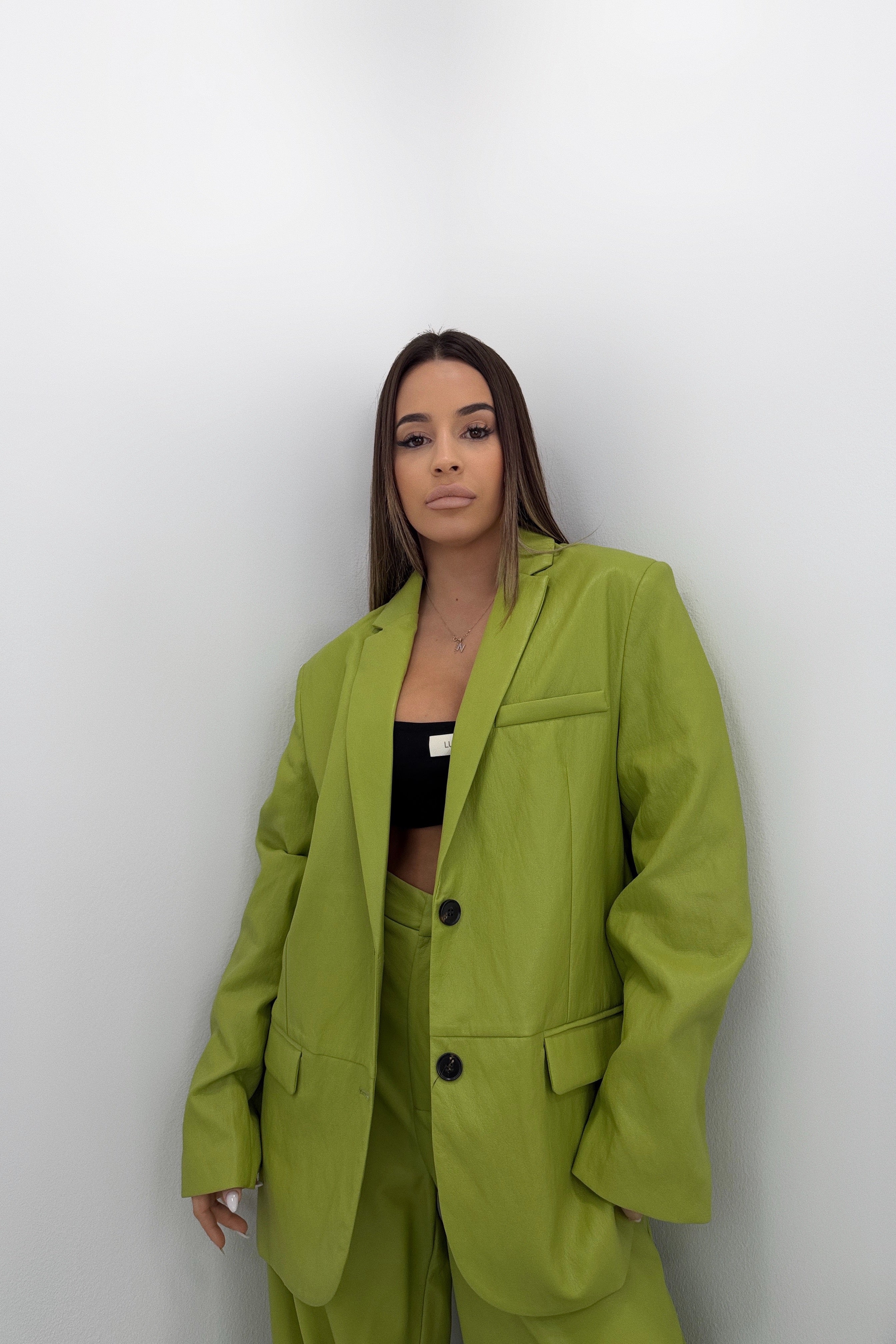 BLAZER OLIVE LUMINA