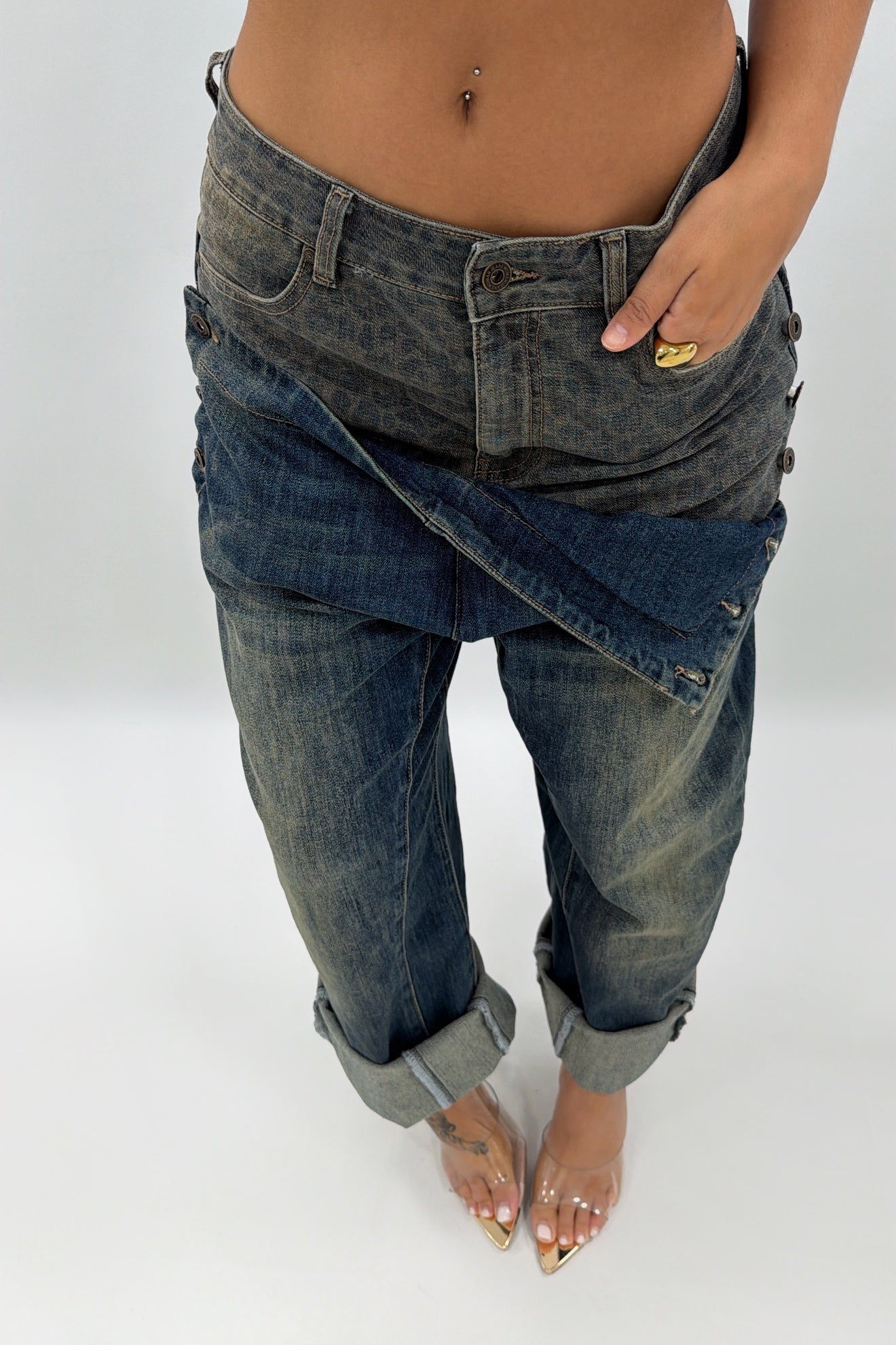 JEANS ASIMÉTRIC BAGG