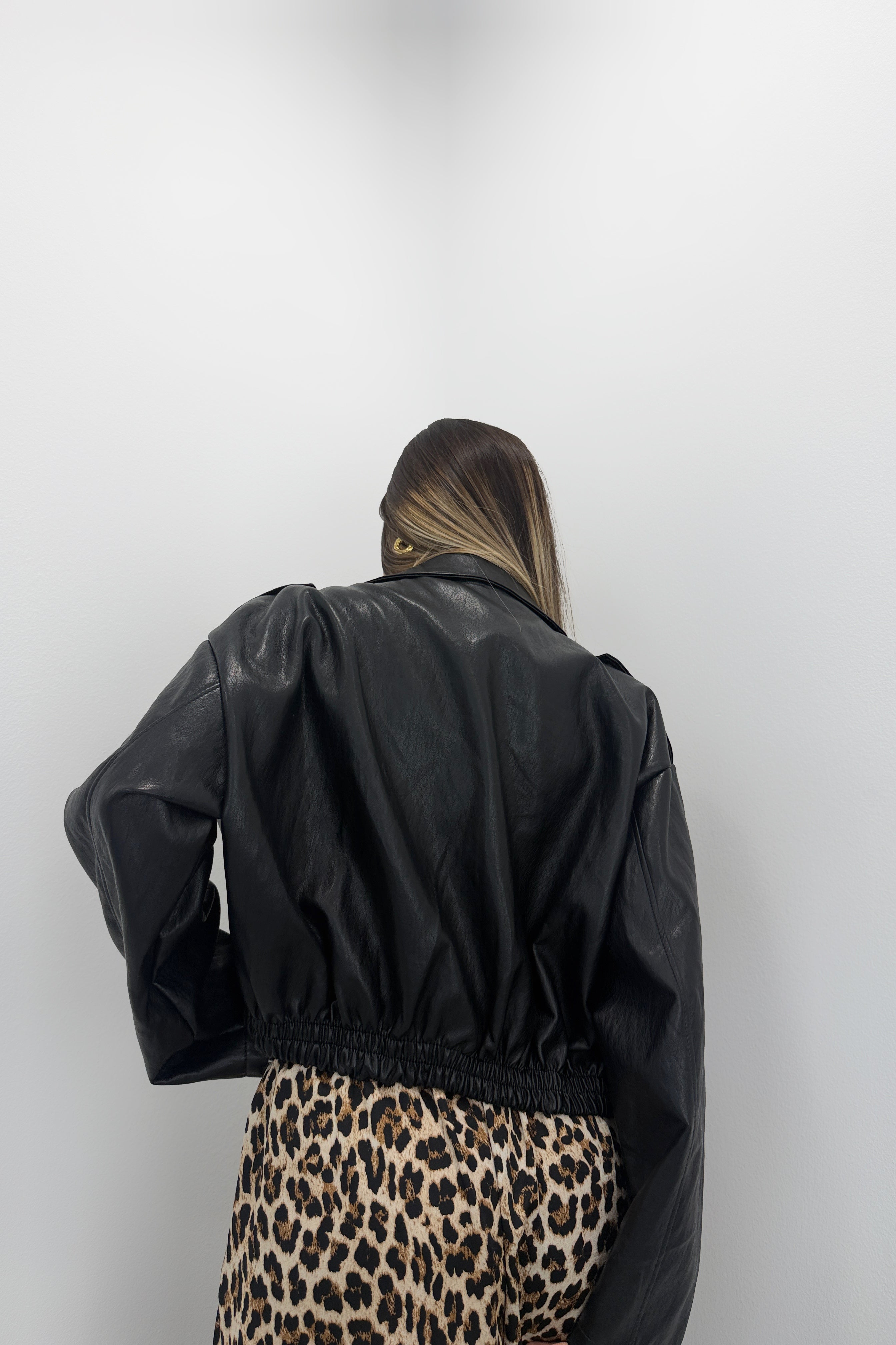 CHAQUETA BIKER BOMBER