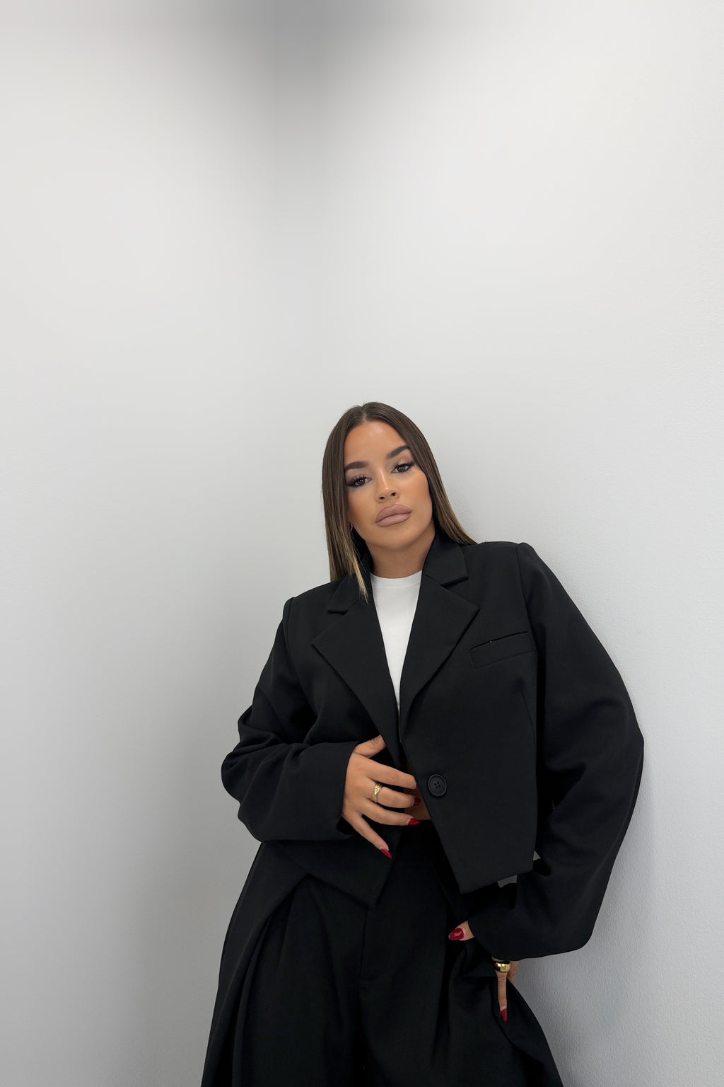BLAZER BASIC CROPPED