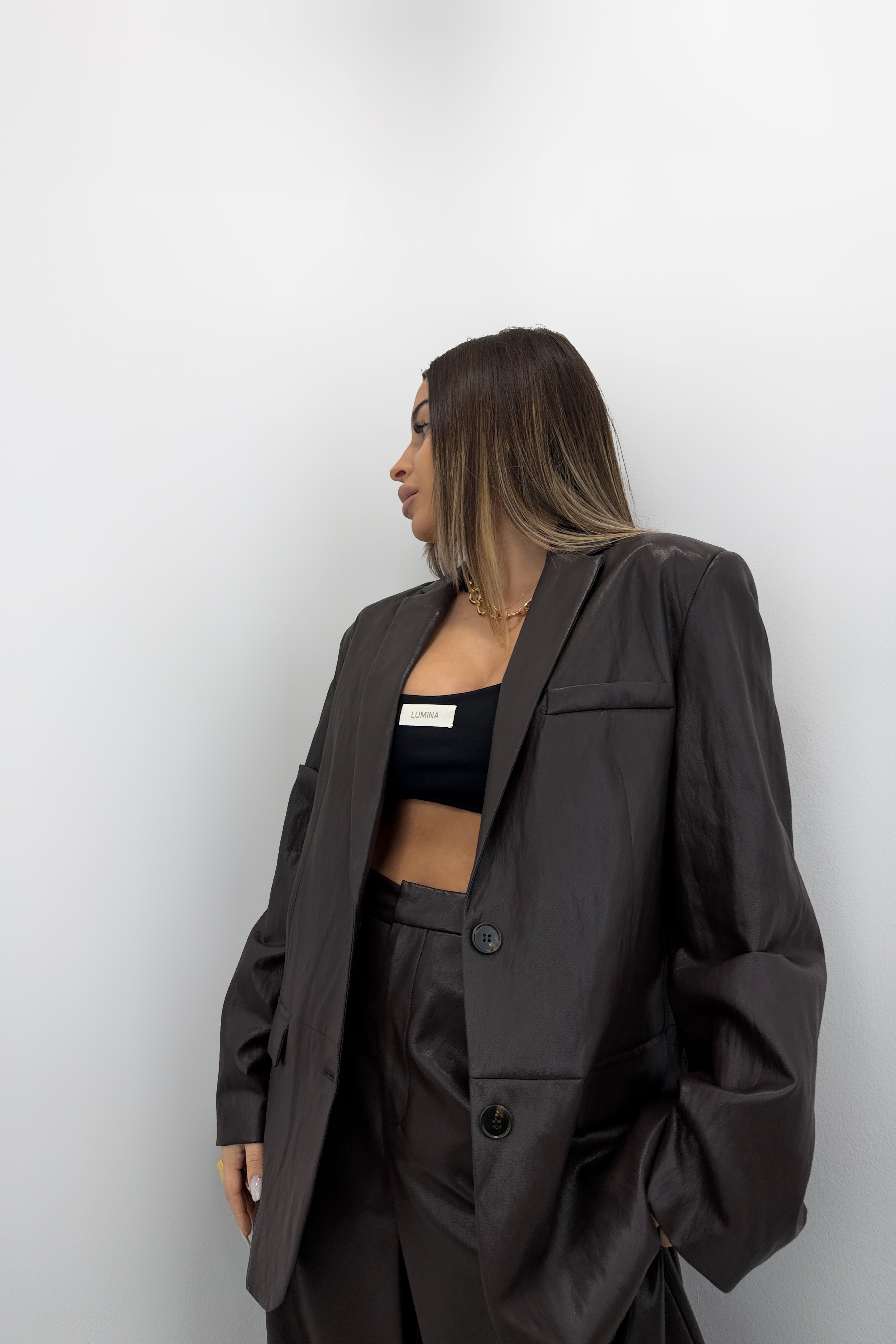 BLAZER POLIPIEL LUMINA