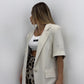 BLAZER MANG CORTA LUMINA