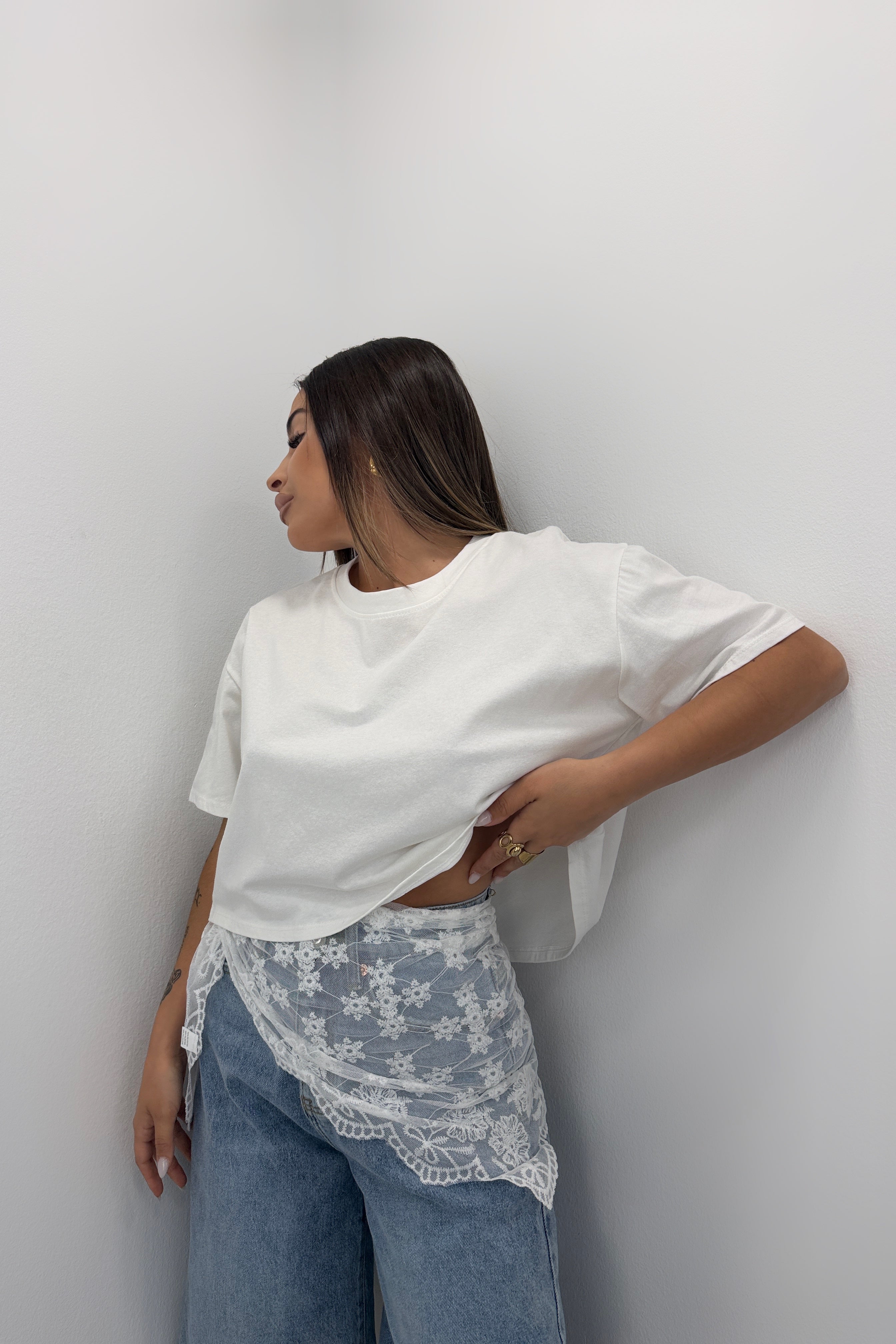 CAMISETA BASIC CROPPED