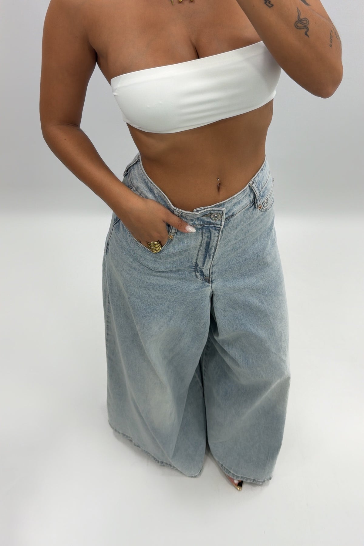 JEANS MAXI PALAZZO