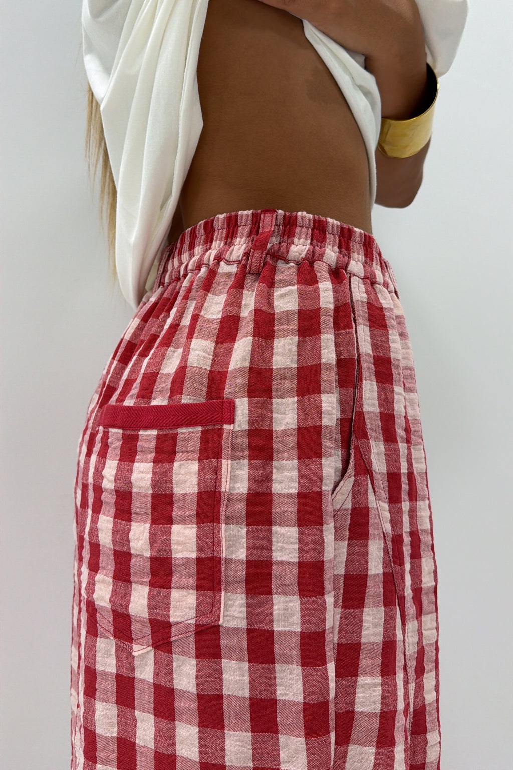 PANTALÓN BERMUDA VICHY