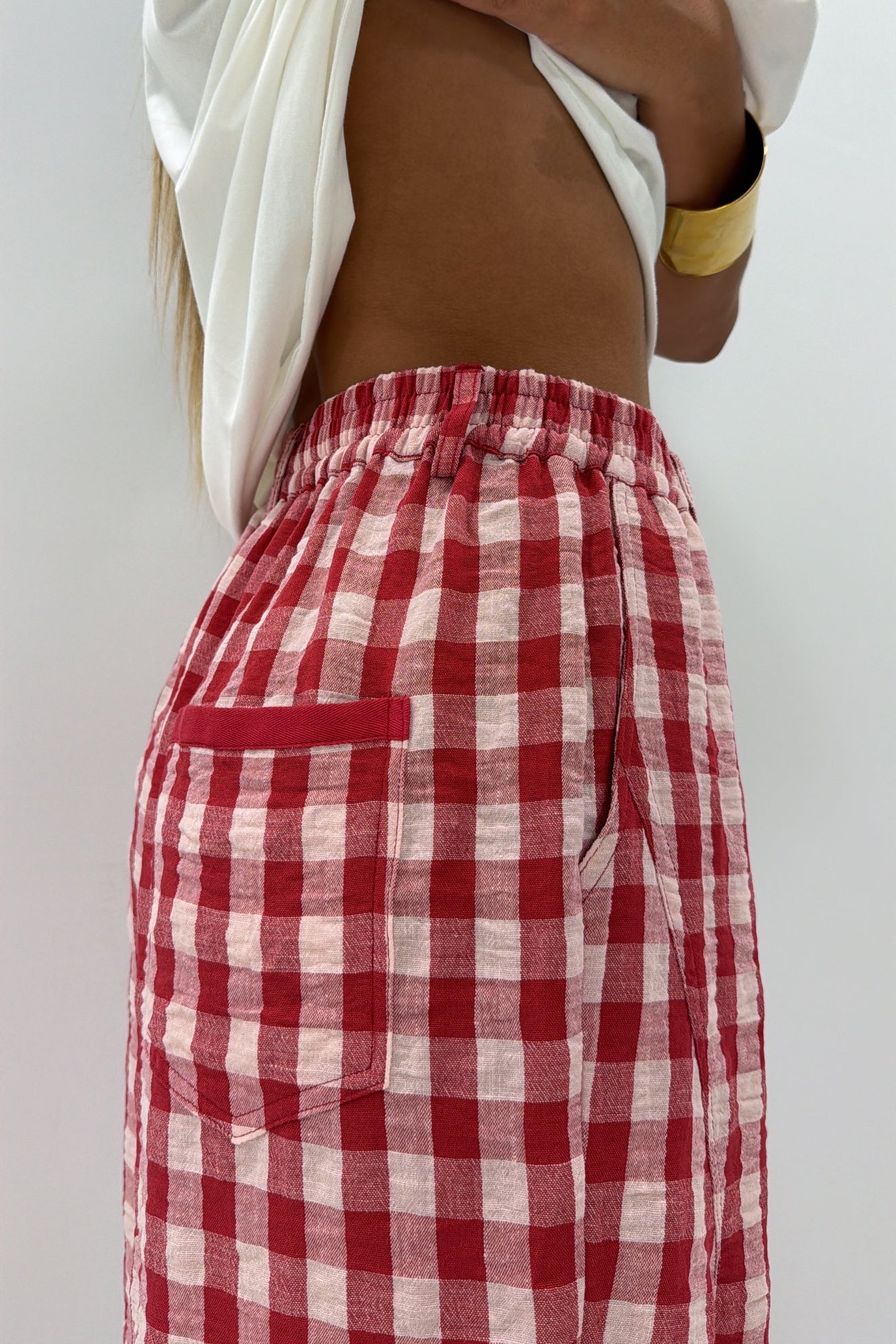PANTALÓN BERMUDA VICHY