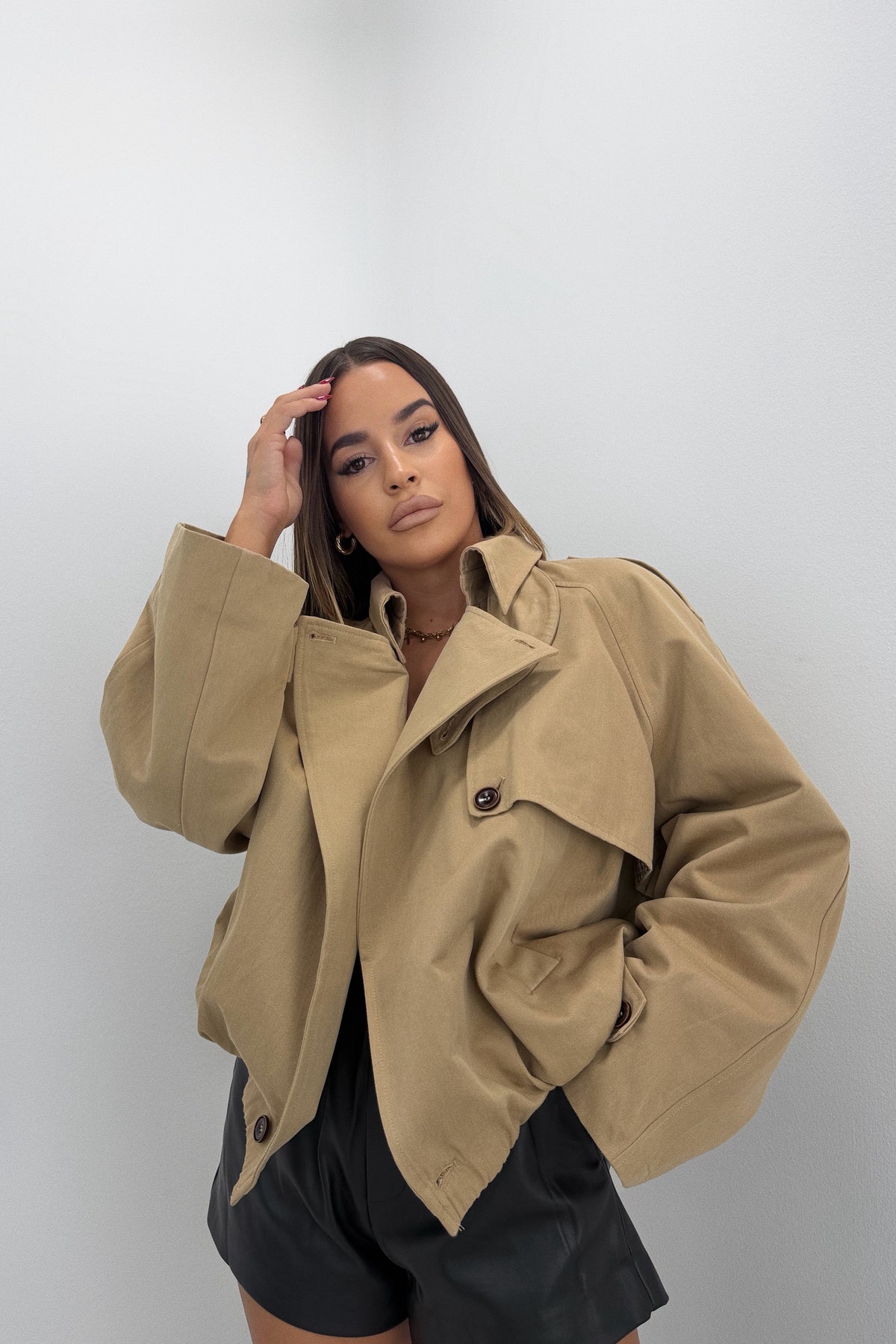 CHAQUETA BOMBER TRENCH