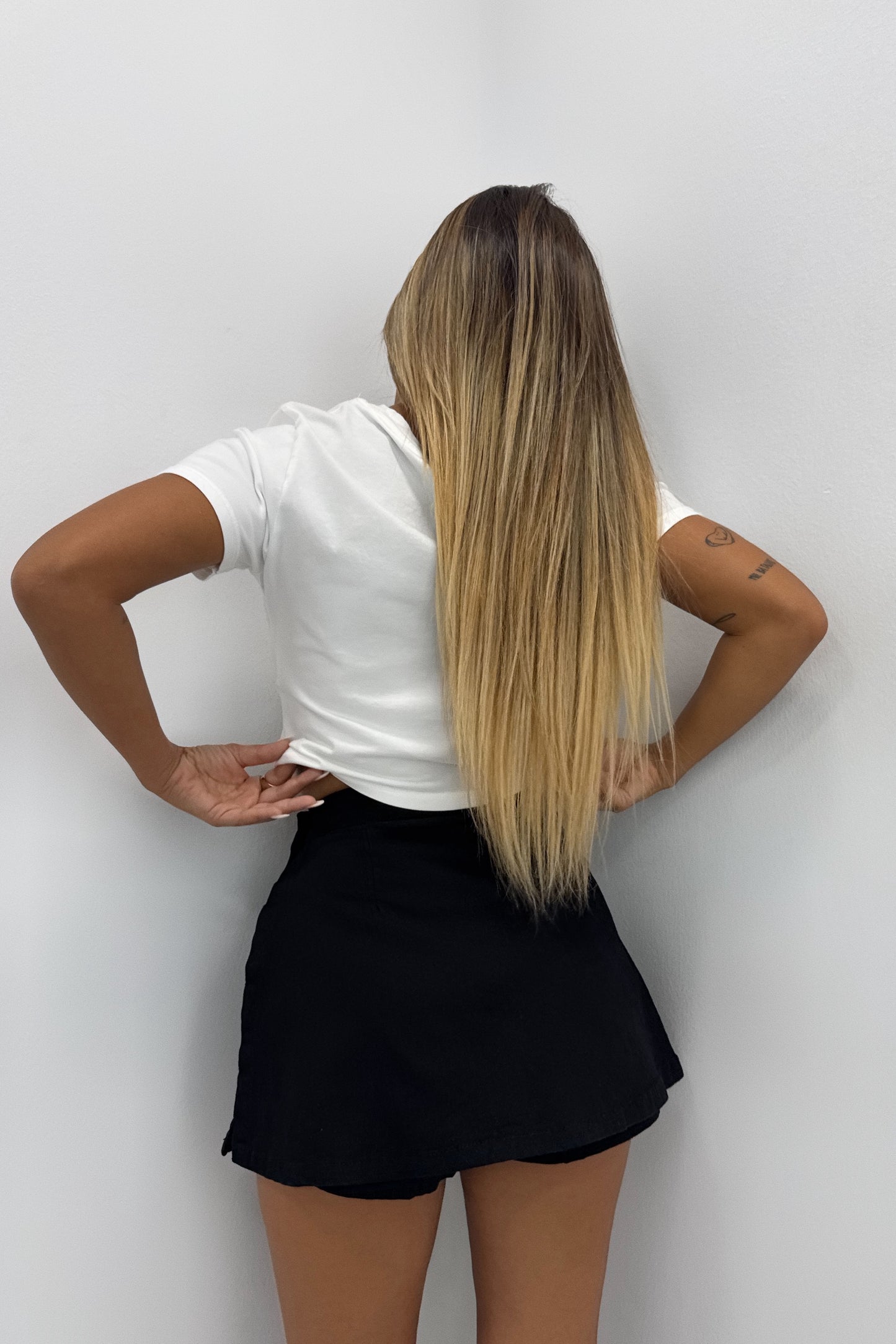 FALDA PANTALÓN DENIM TABLAS