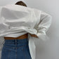 FALDA PANTALÓN DENIM ASIMETRÍCO
