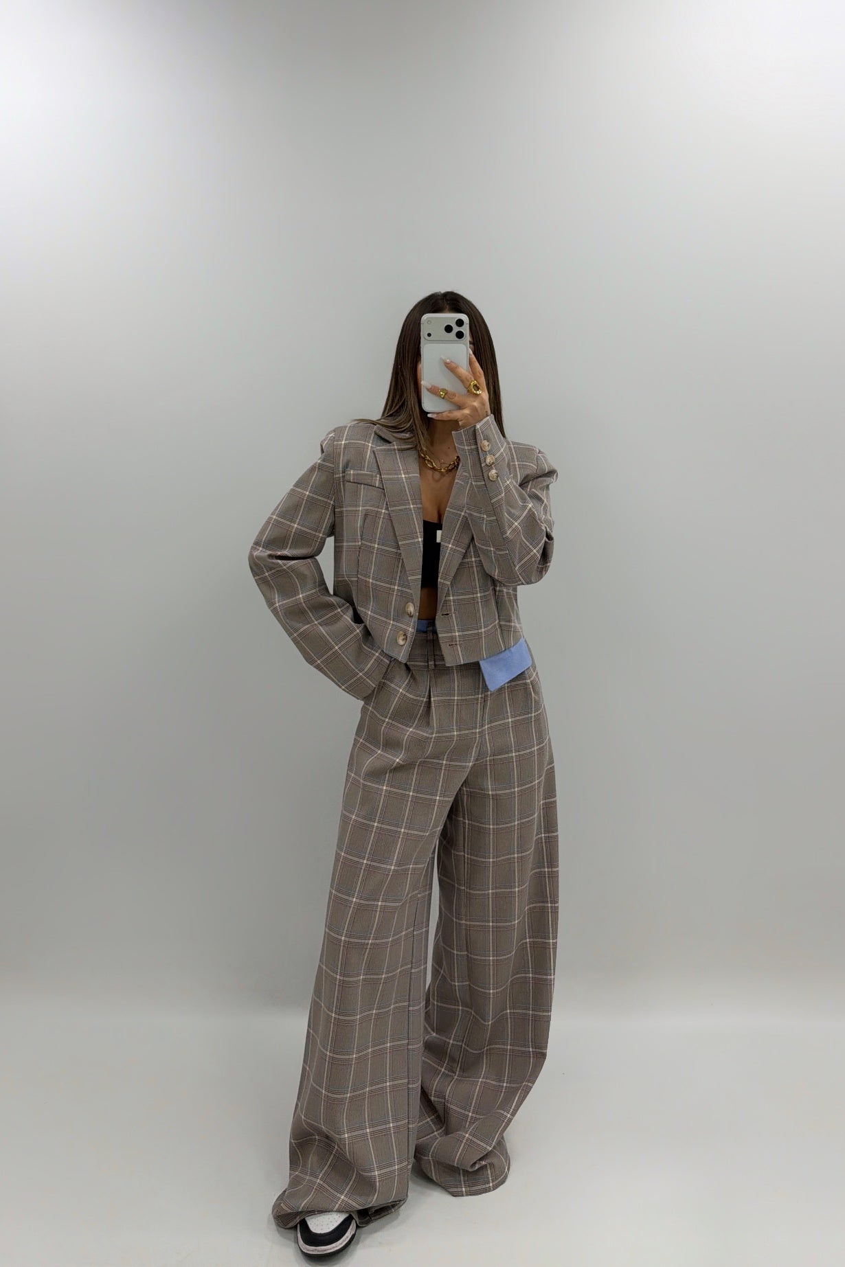 PANTALÓN CUADROS LUMINA