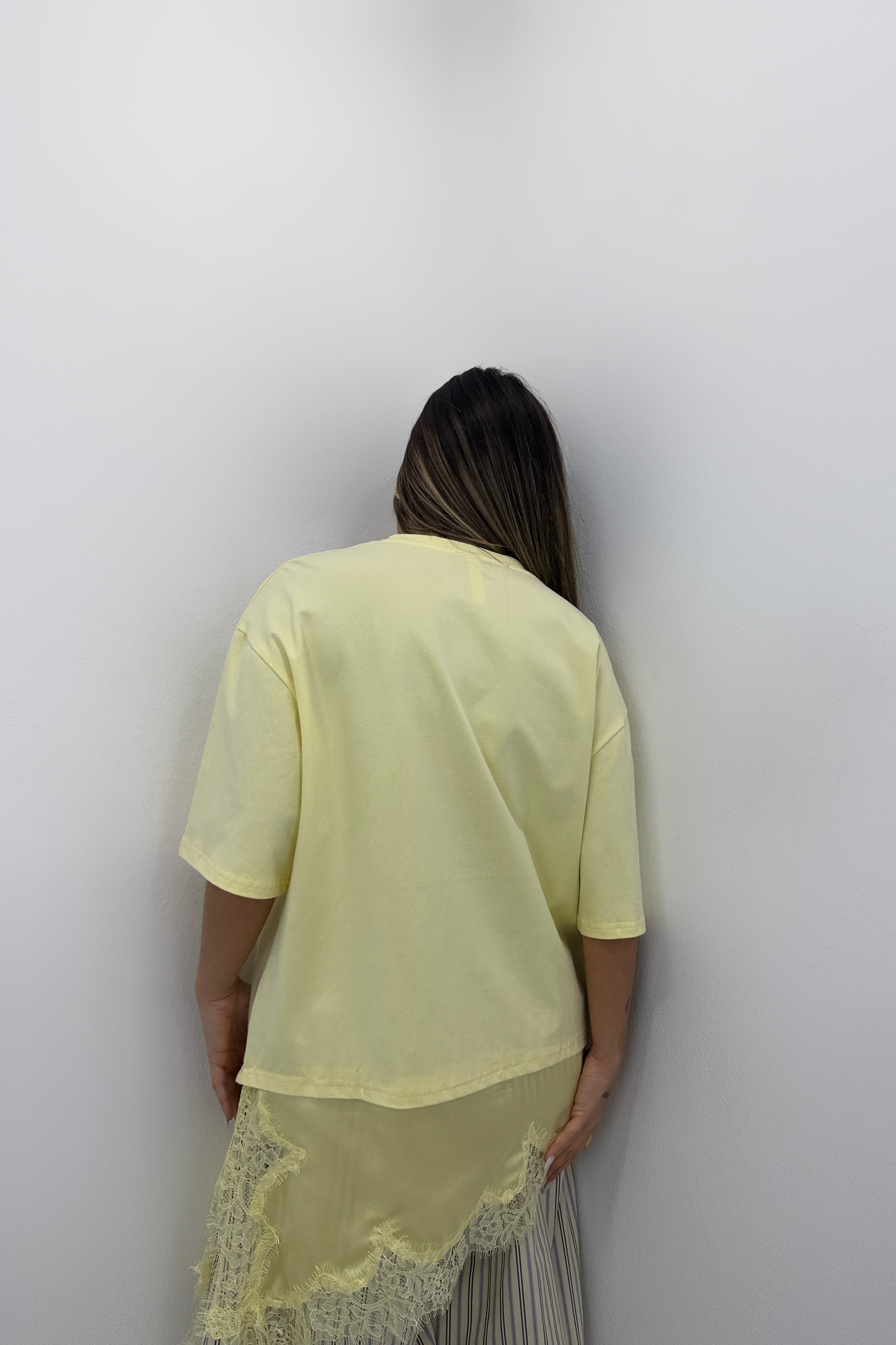 CAMISETA DETAIL ENCAJE SATÉN