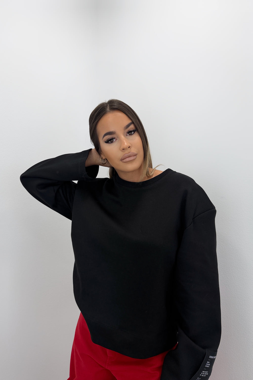 CAMISETA SUDADERA TEXT LUMINA