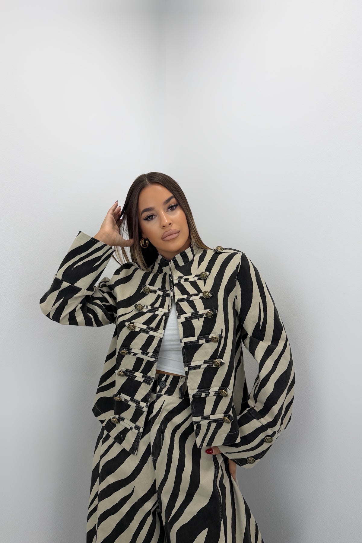CHAQUETA NAPOLEÓN ZEBRE