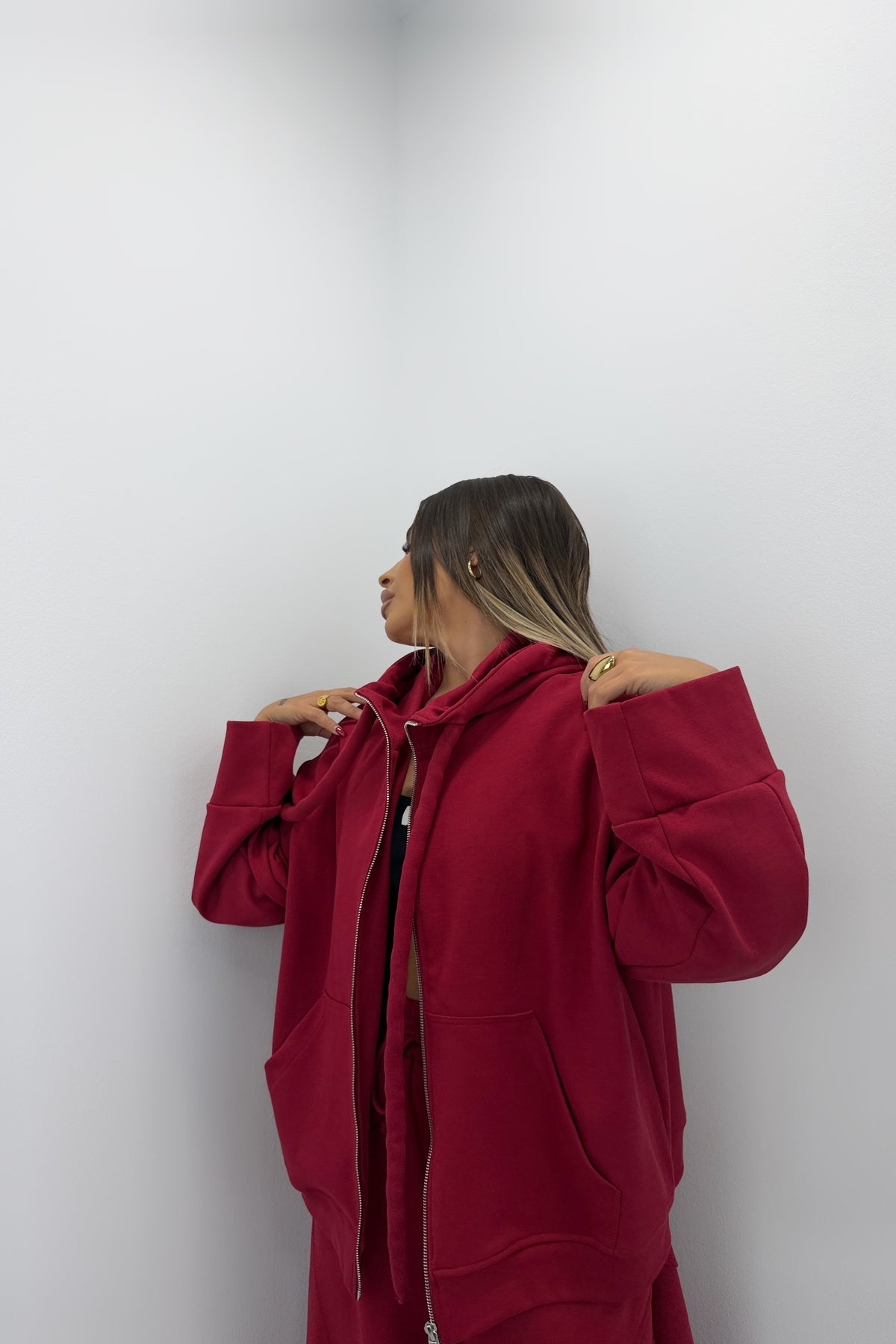 SUDADERA CREMALLERA LUMINA