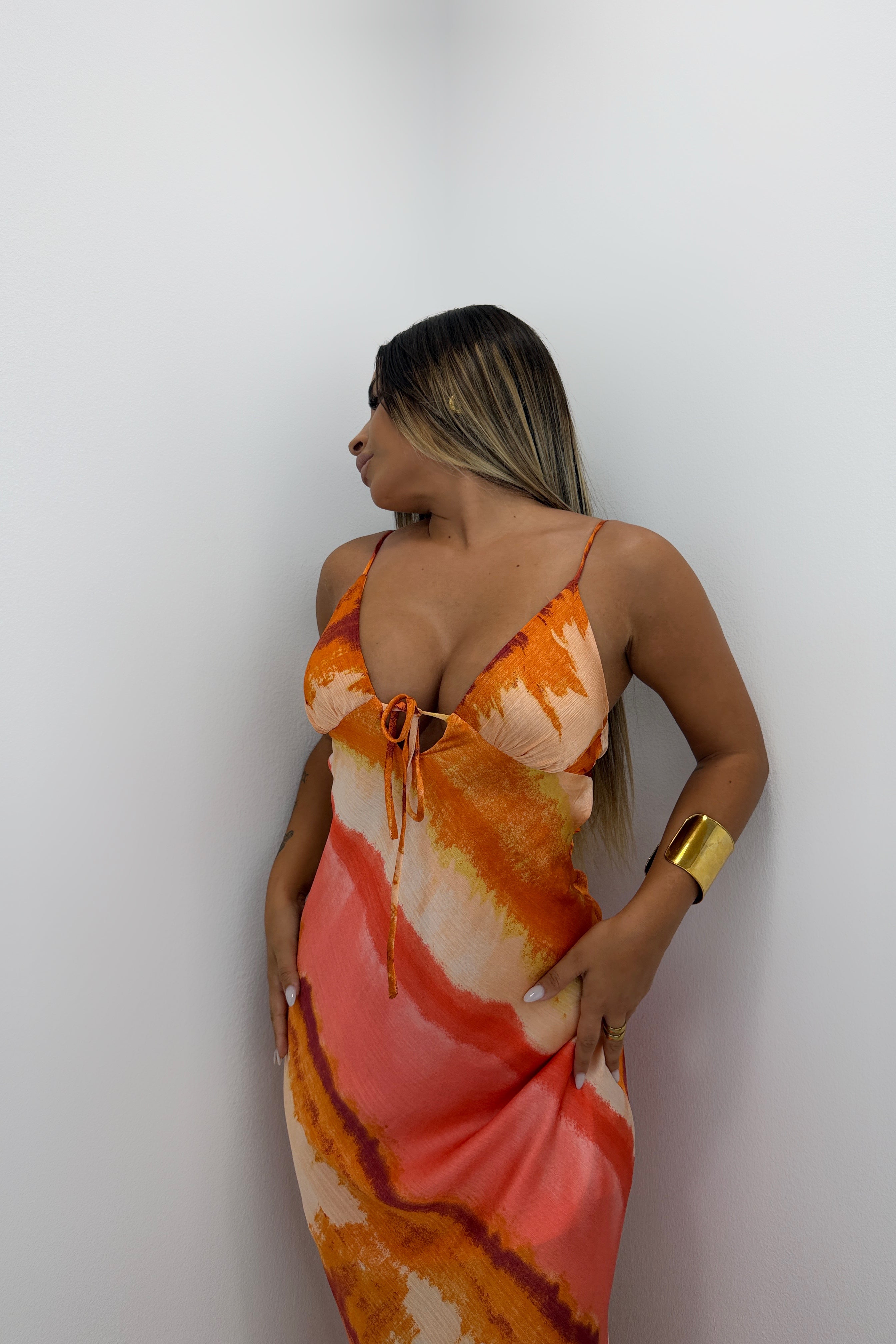VESTIDO SATÉN SHE