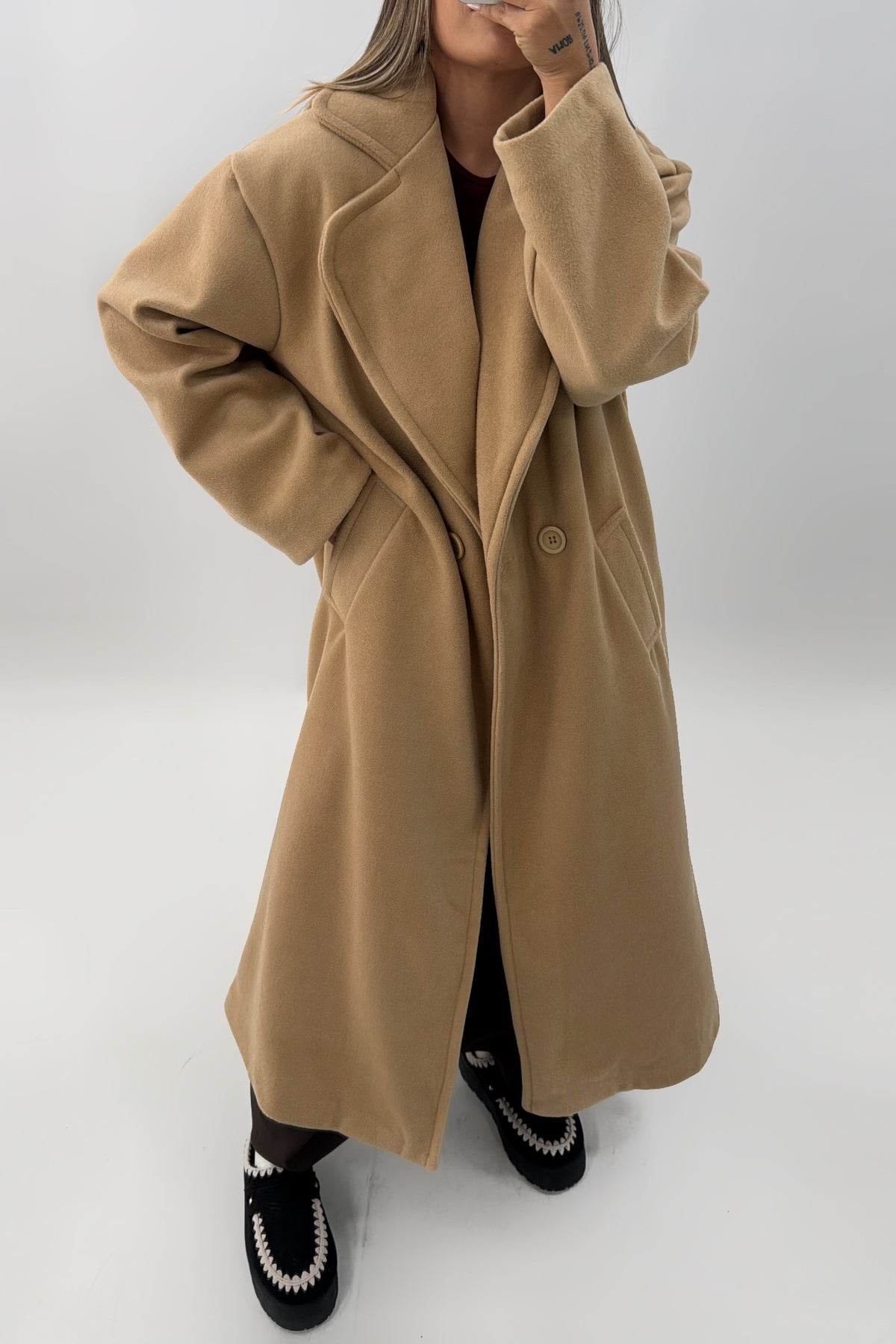 ABRIGO BASIC CAMEL – aerensatierfshop