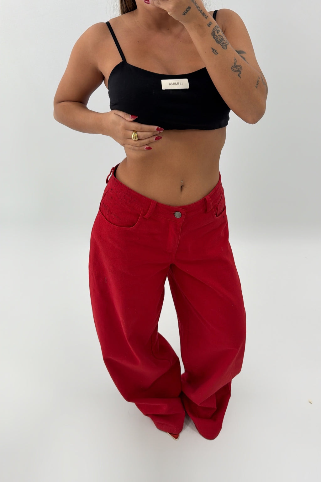 PANTALÓN CON PAÑUELO LUMINA