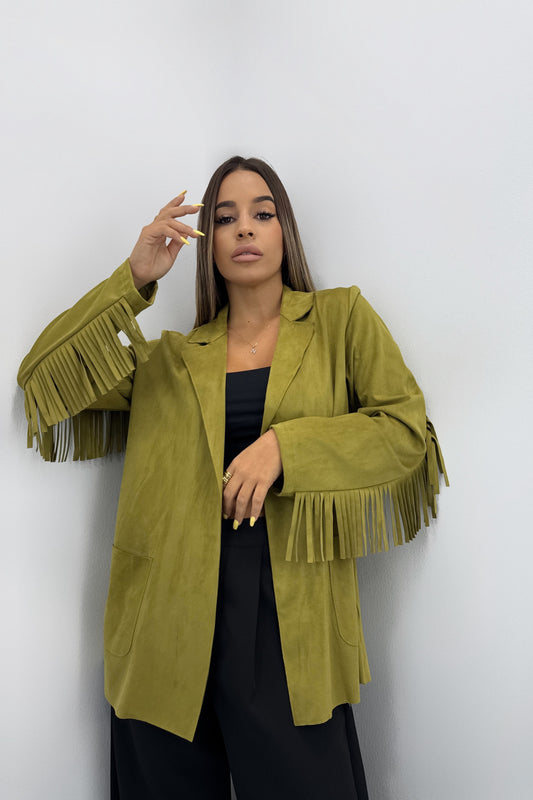 CHAQUETA ANTE FLECOS