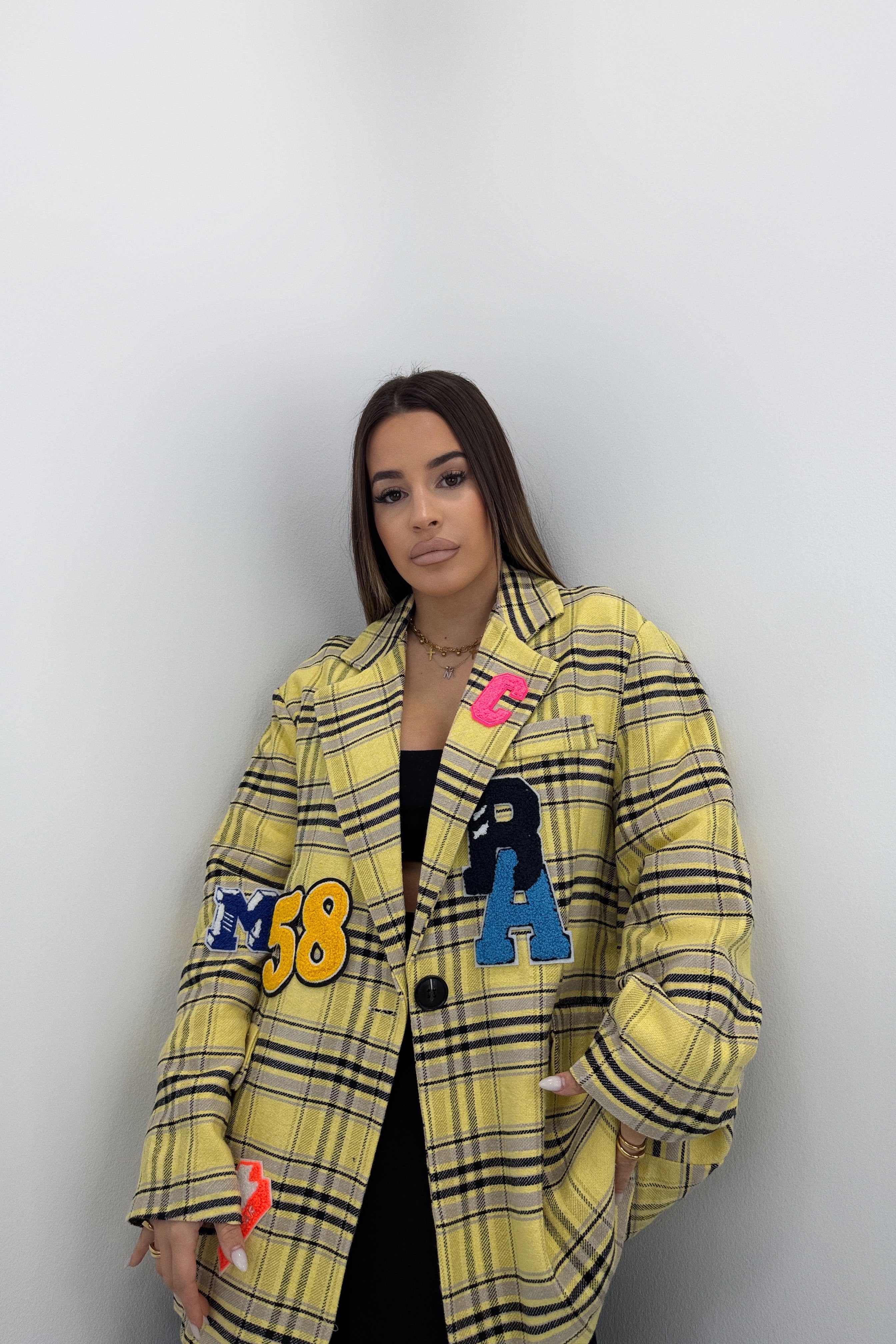 BLAZER CUADROS PARCHT