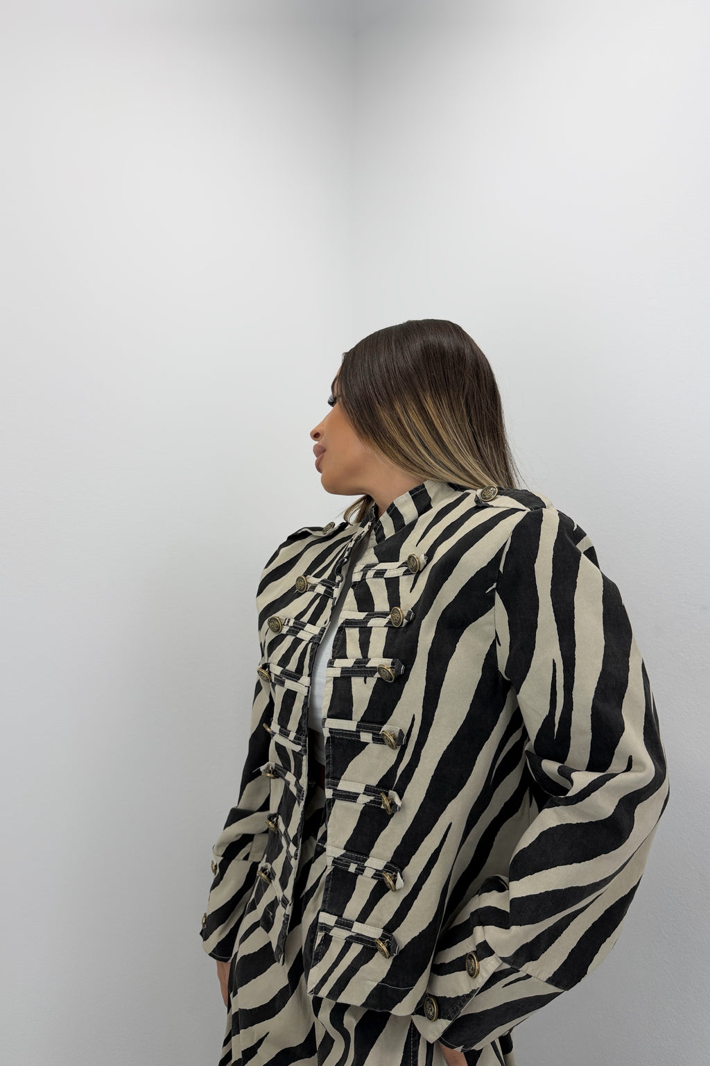 CHAQUETA NAPOLEÓN ZEBRE