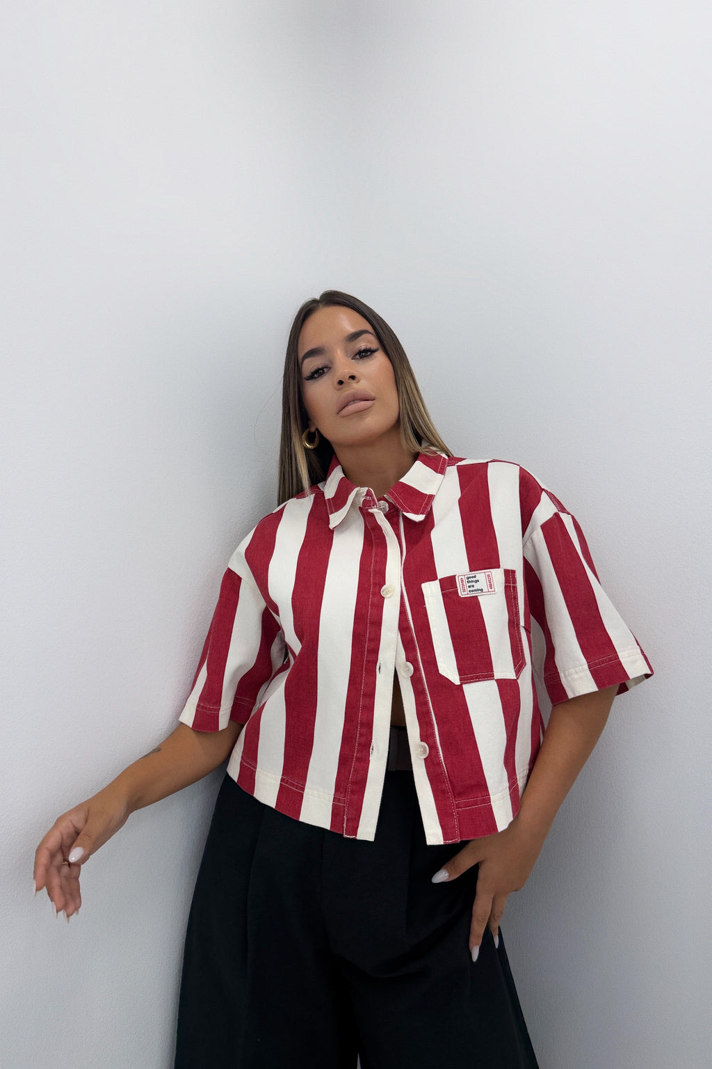 CAMISA RAY CROPPED