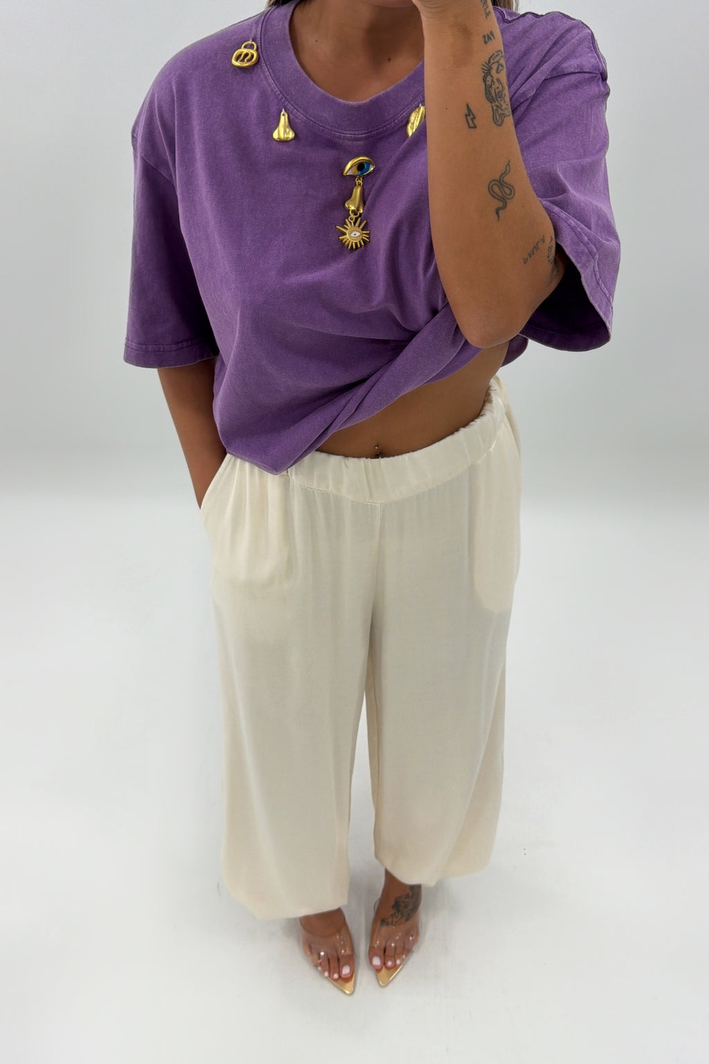 PANTALÓN SATÉN LAZADE