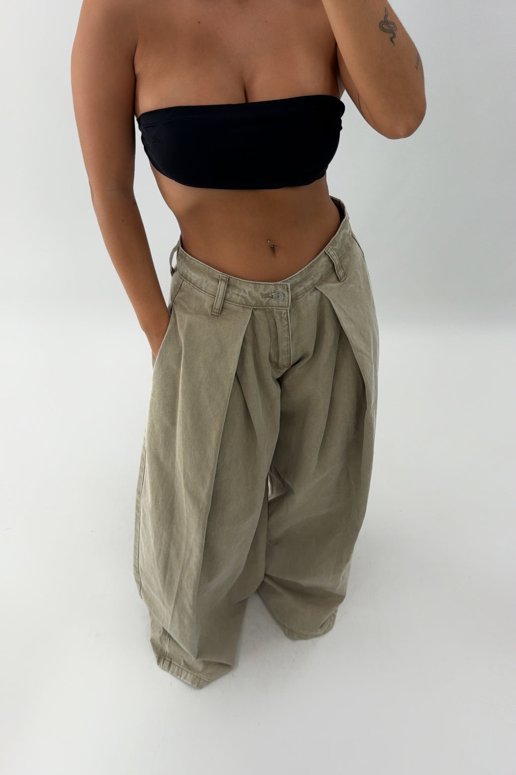 JEANS PLIEGUES