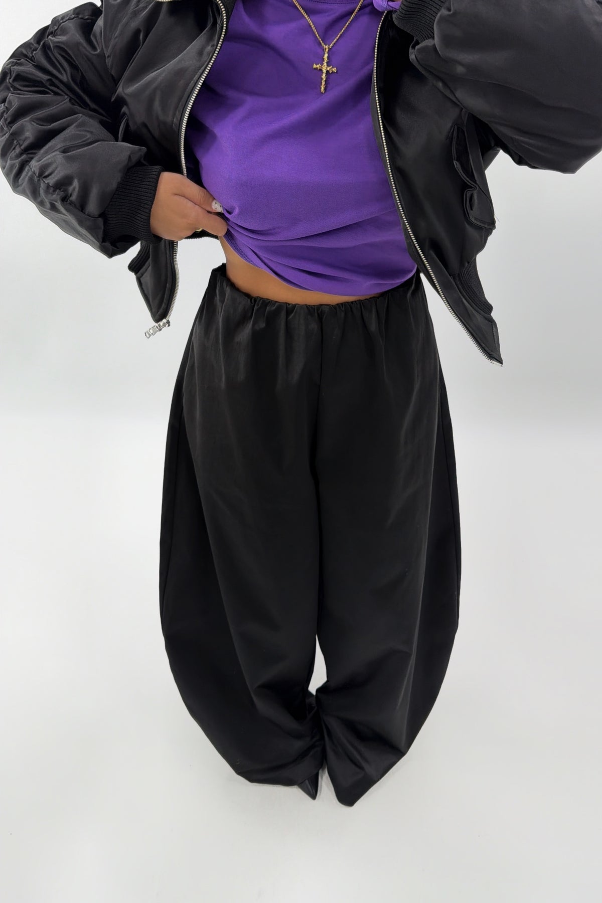 PANTALÓN MET GLOBO LUMINA