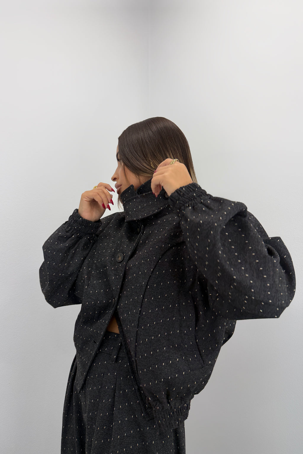 CHAQUETA HOMBRERAS TOPEI LUMINA