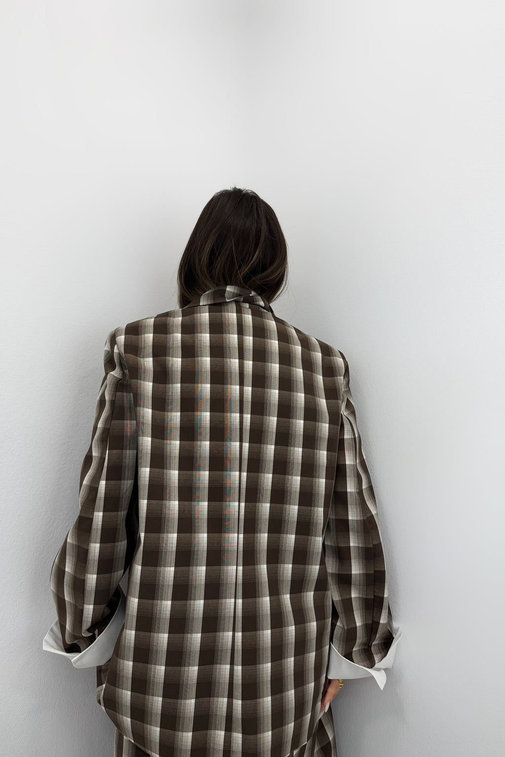 BLAZER CUADROS LUMINA