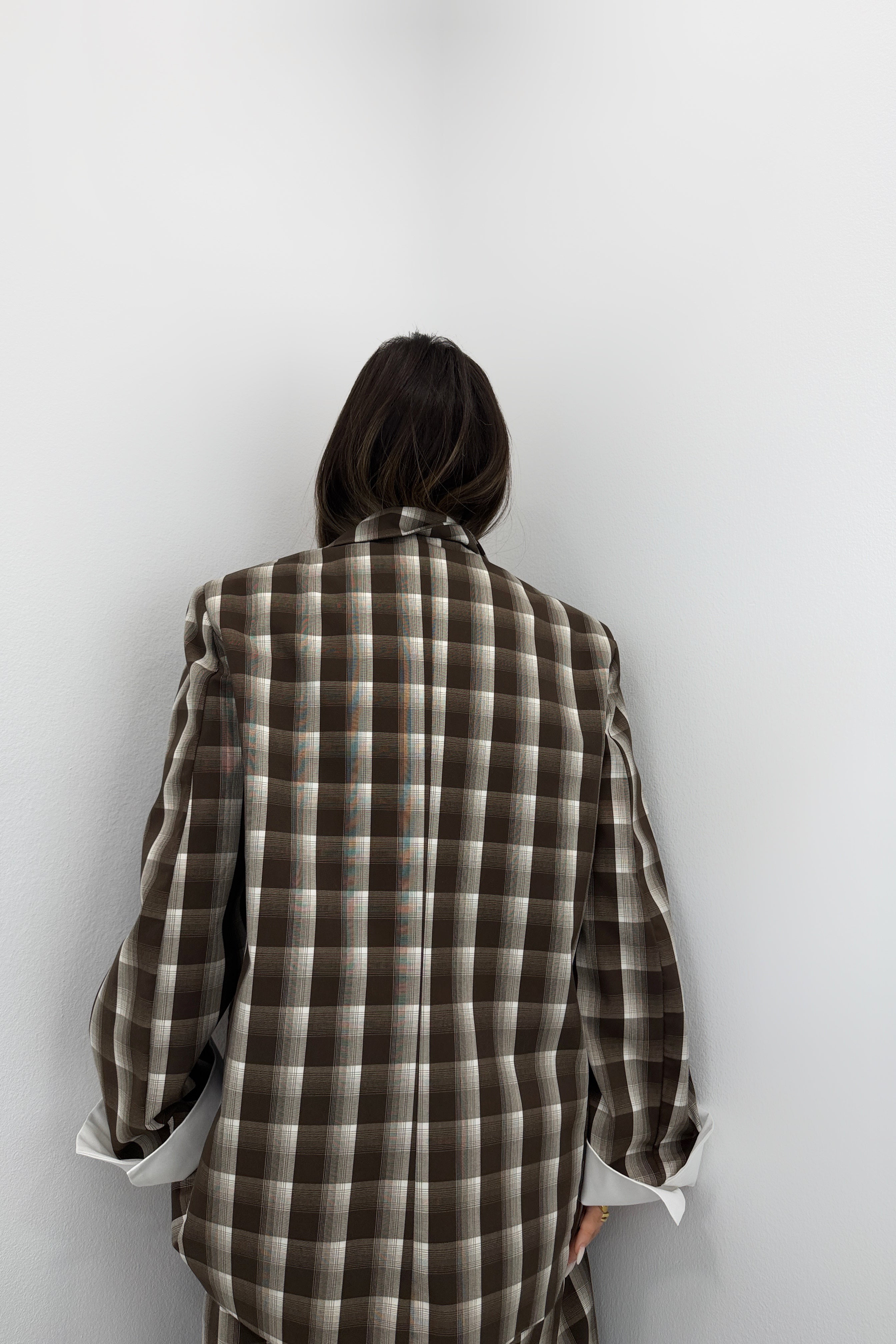 BLAZER CUADROS LUMINA