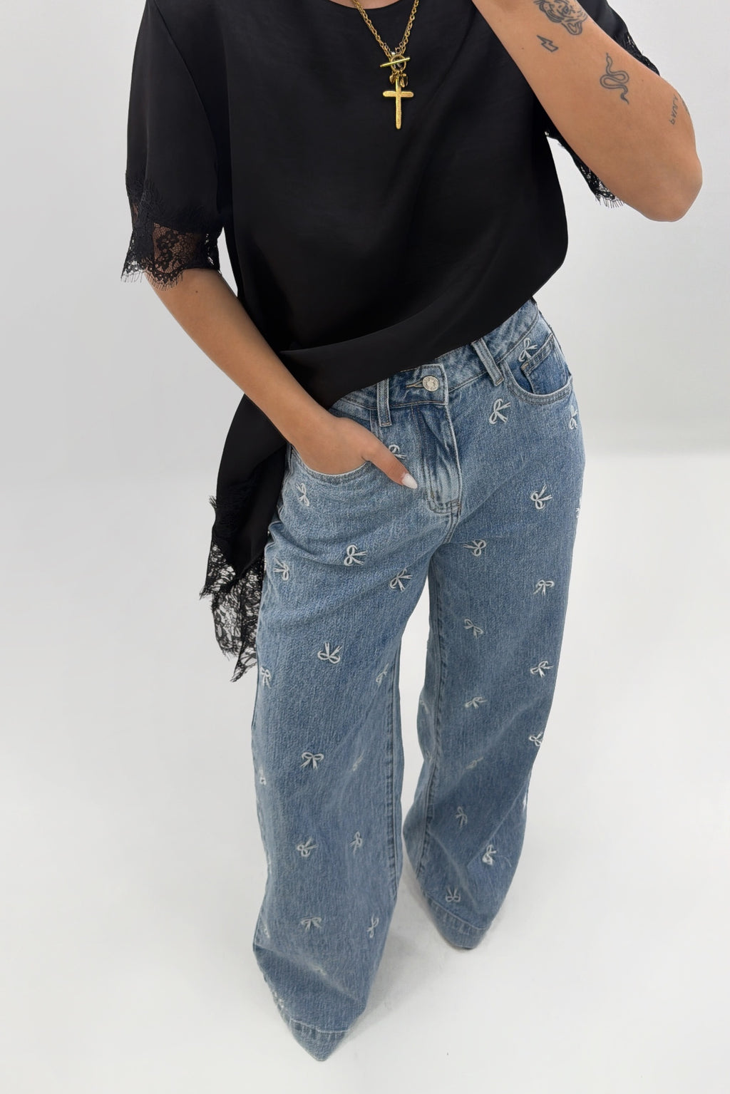 PANTALÓN LAZO DENIM