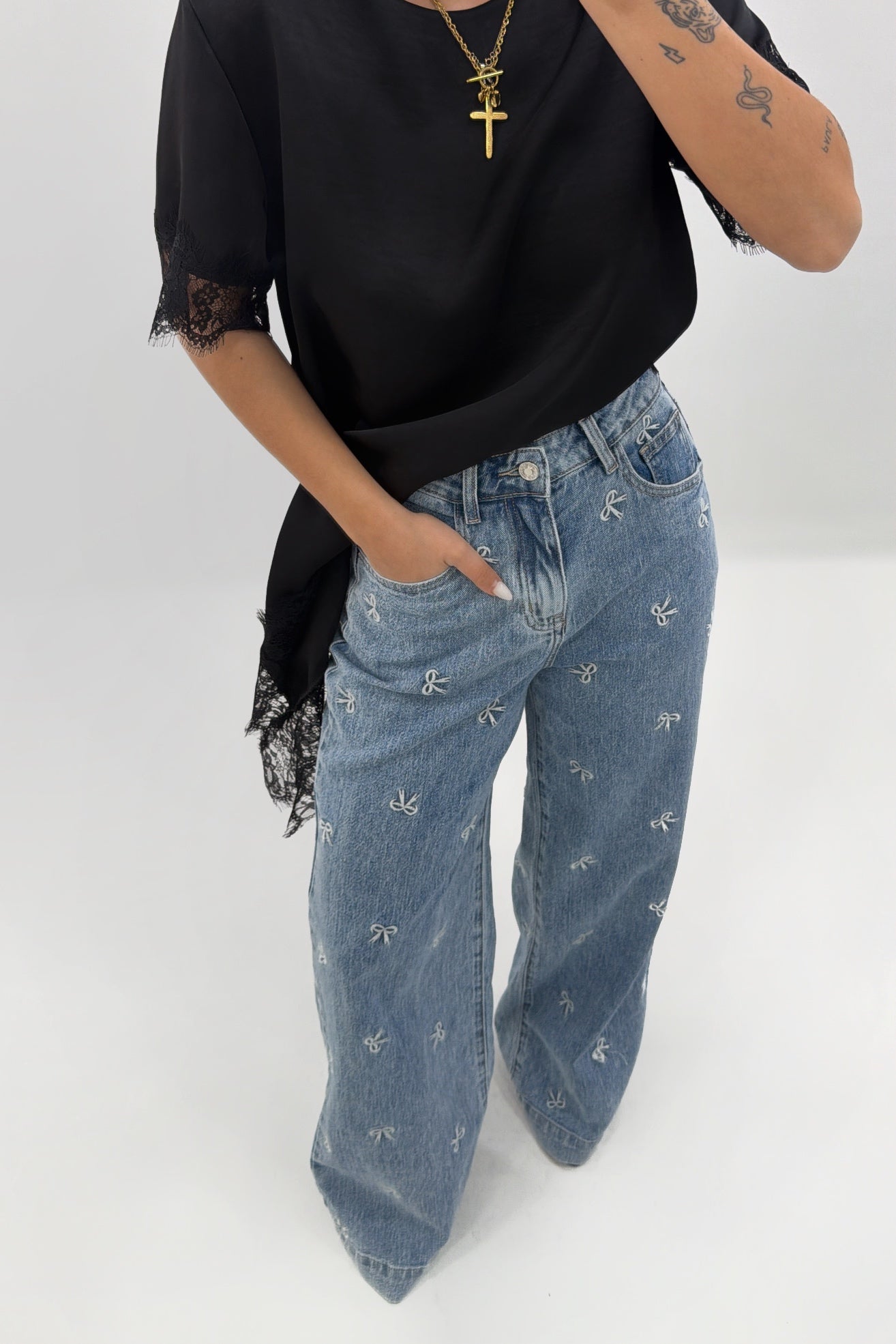 PANTALÓN LAZO DENIM