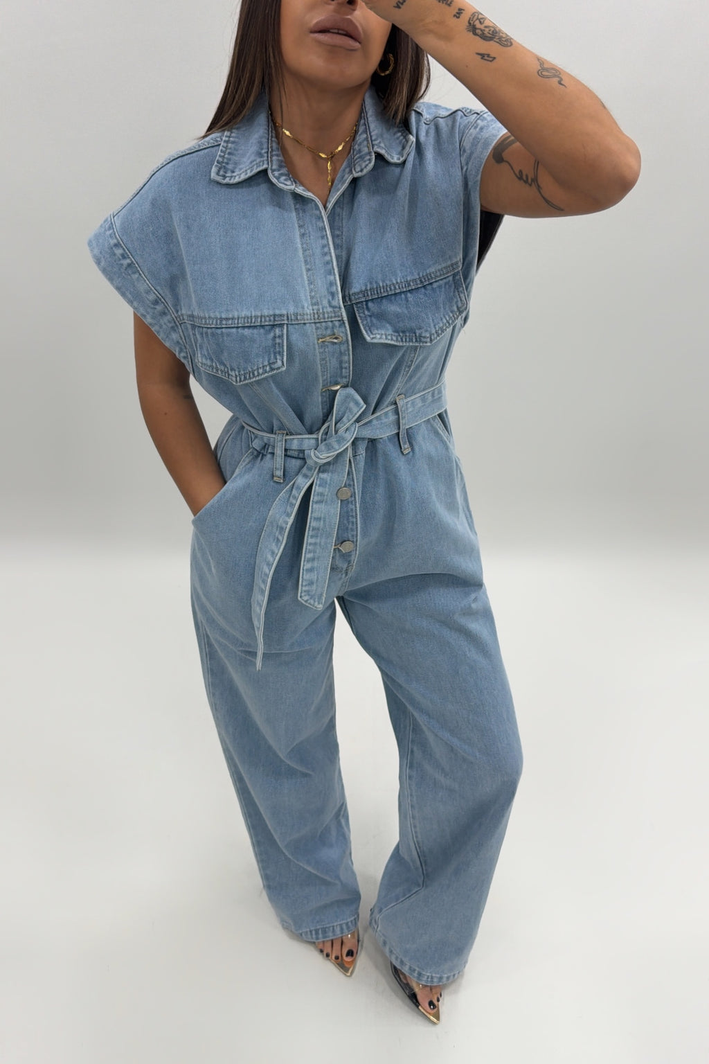 MONO DENIM CINTURÓN