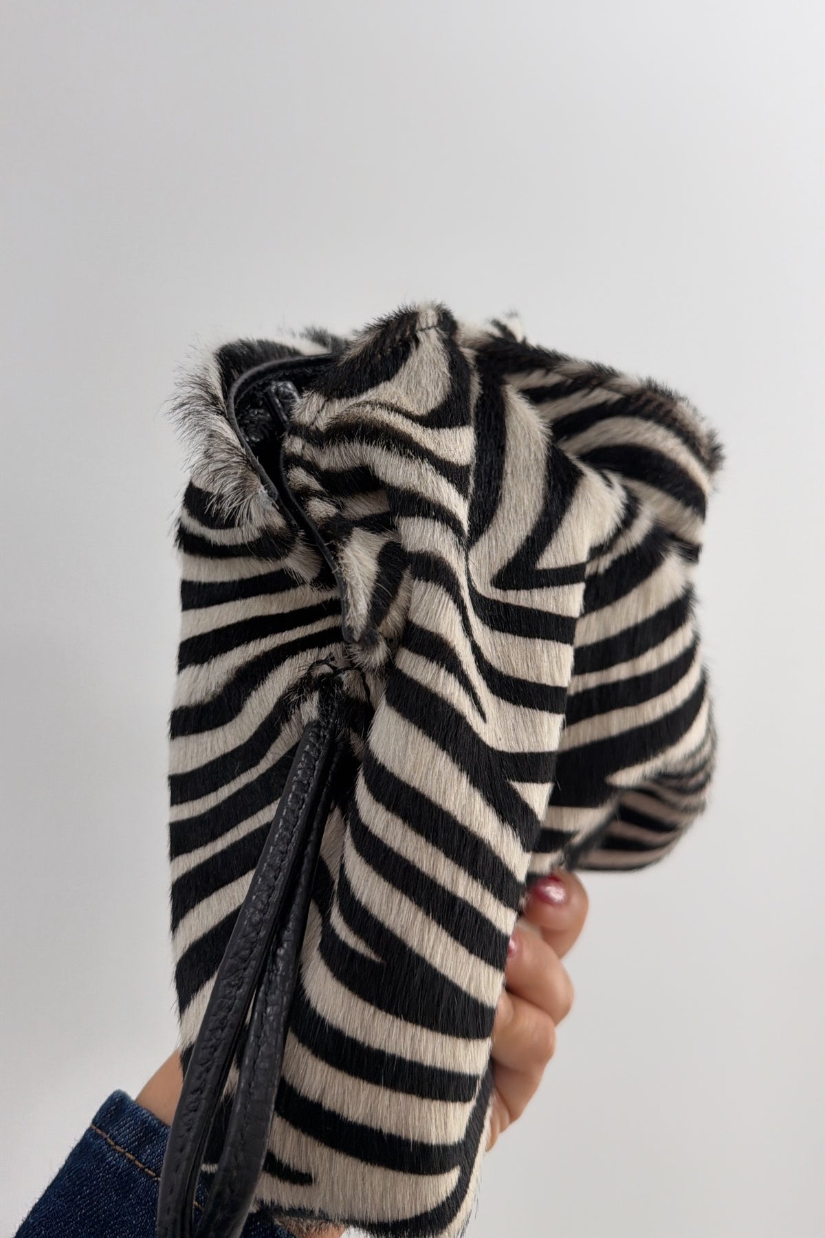 BOLSO ZEBRA PIEL