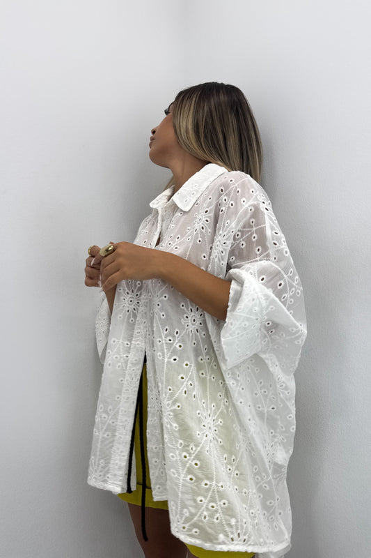 CAMISA BORDADA LUMINA