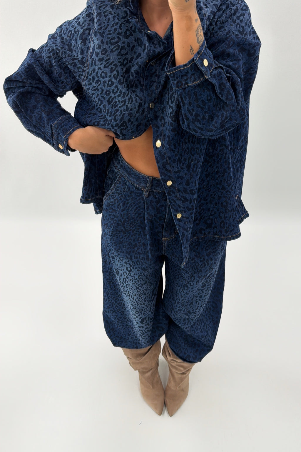 JEANS DOBLEZ LEOPARD