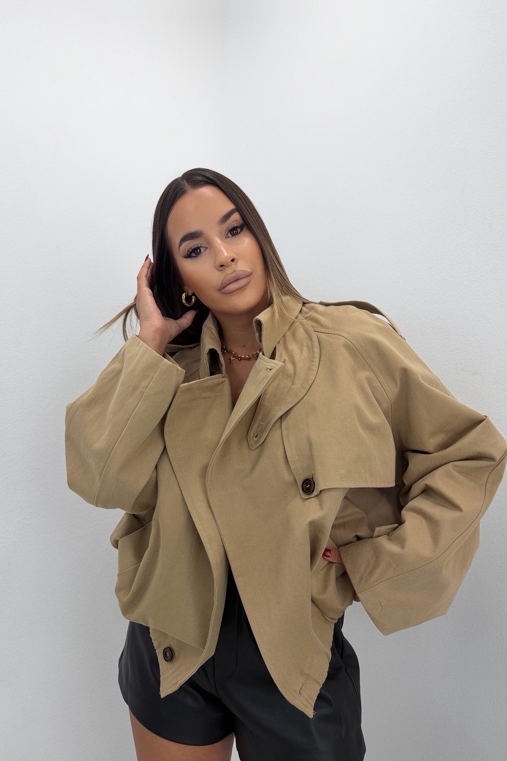 CHAQUETA BOMBER TRENCH