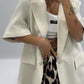 BLAZER MANG CORTA LUMINA