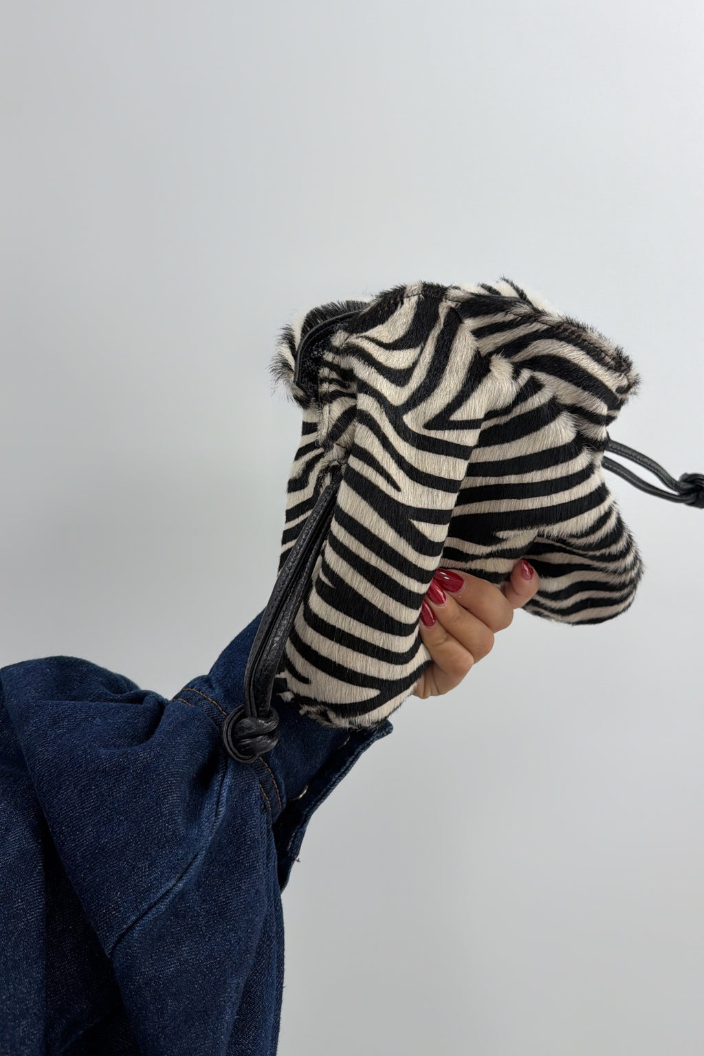 BOLSO ZEBRA PIEL
