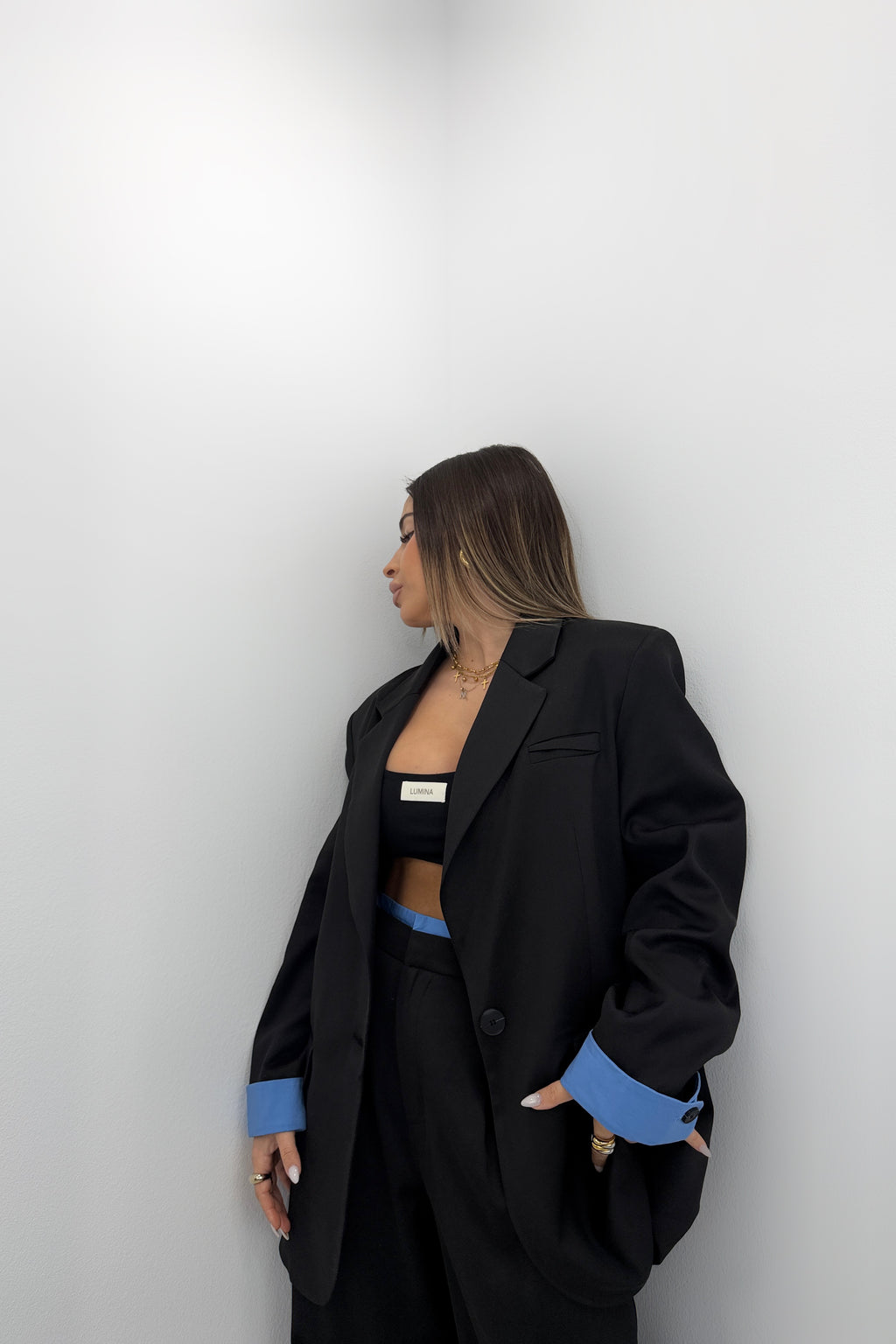 BLAZER COMBINADA LUMINA