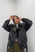 CHAQUETA BIKER ESTRUC