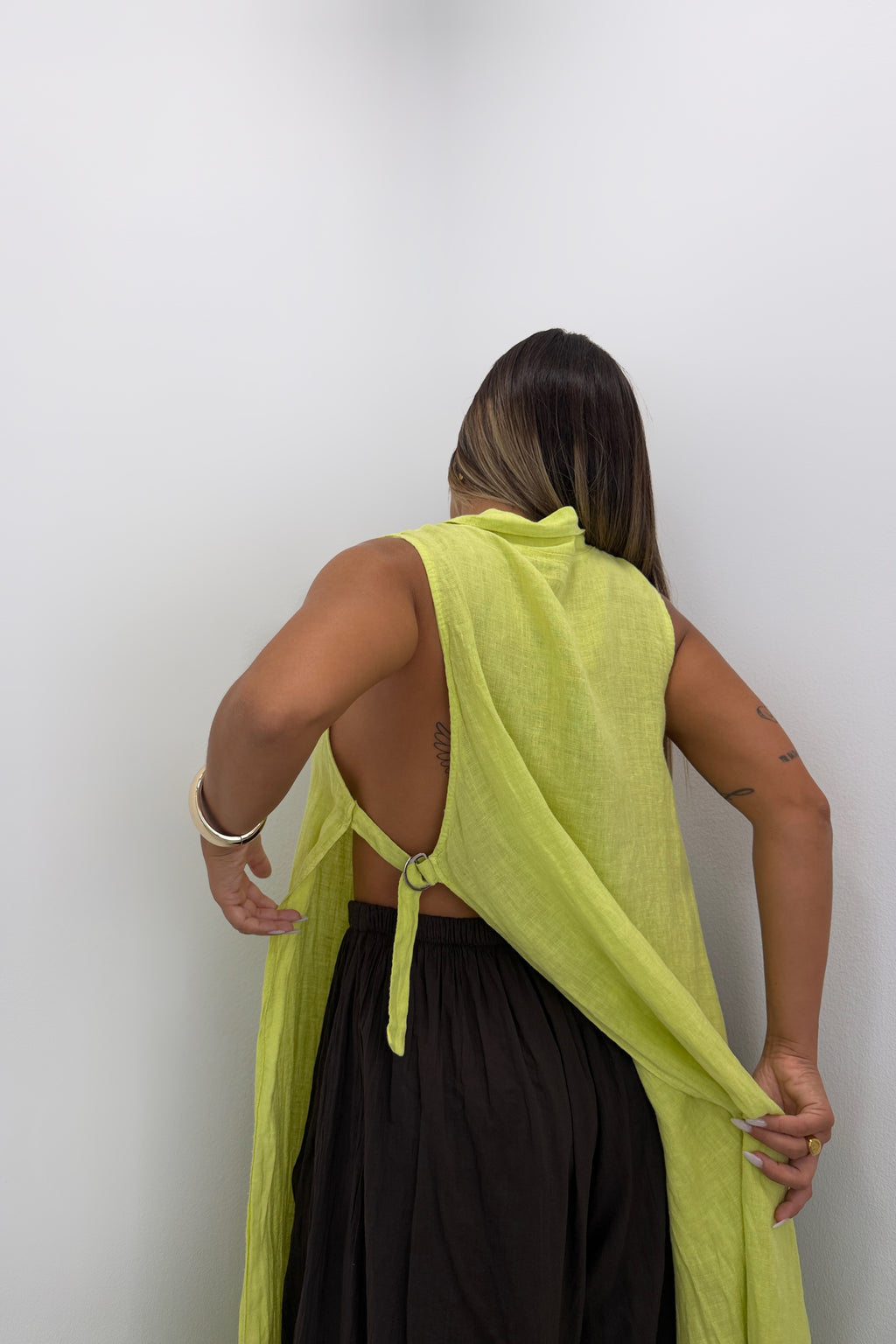 CHALECO LINO