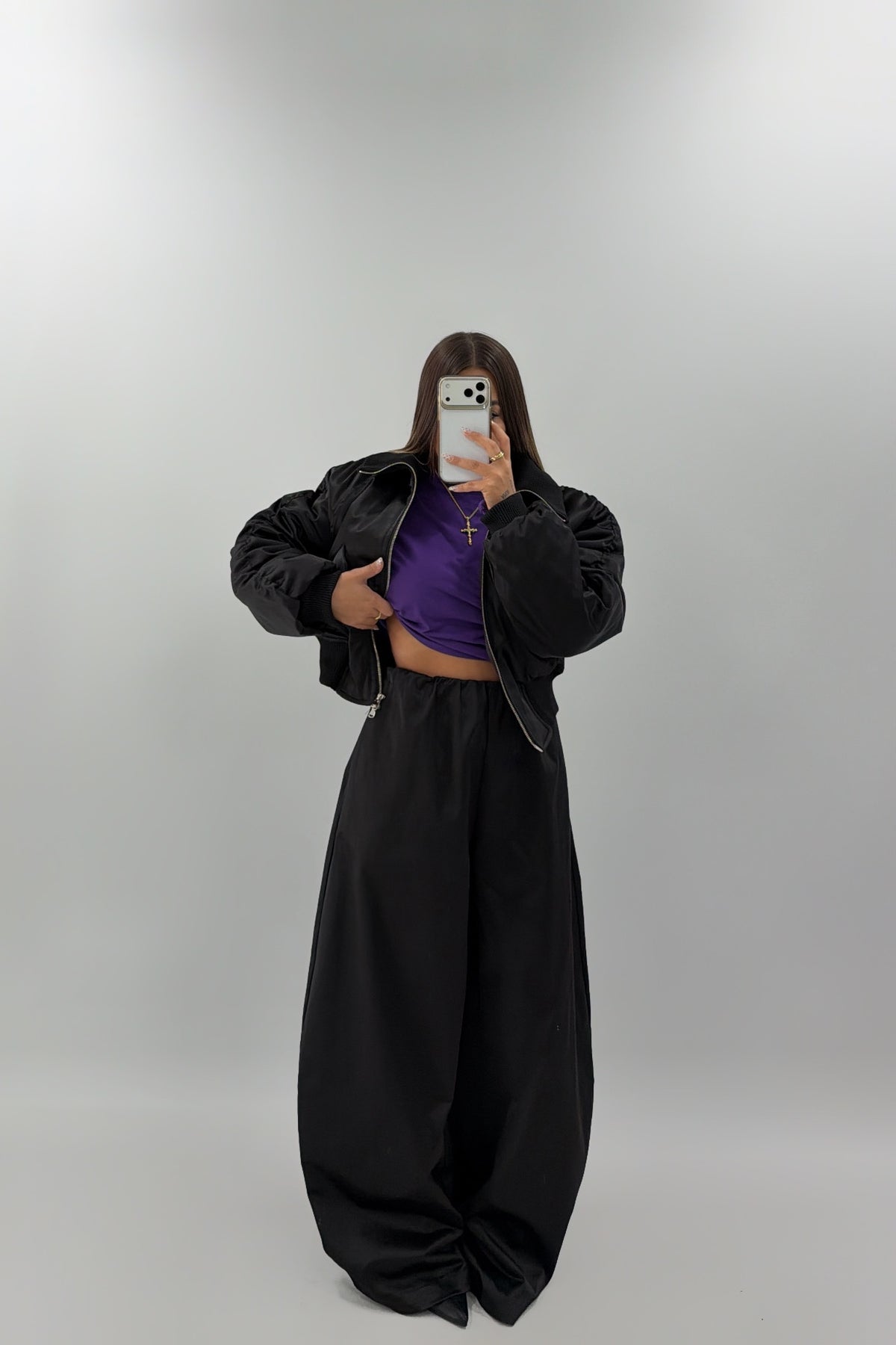 PANTALÓN MET GLOBO LUMINA
