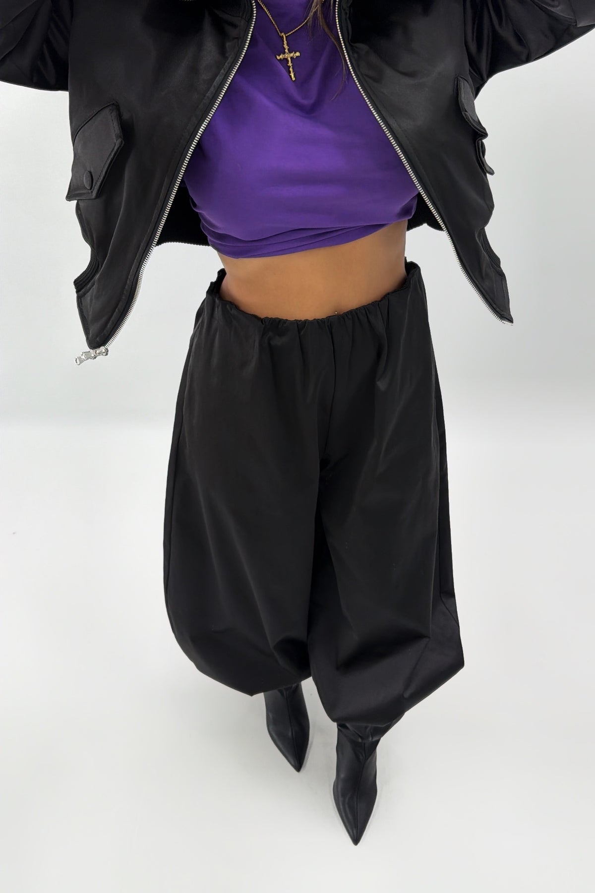 PANTALÓN MET GLOBO LUMINA
