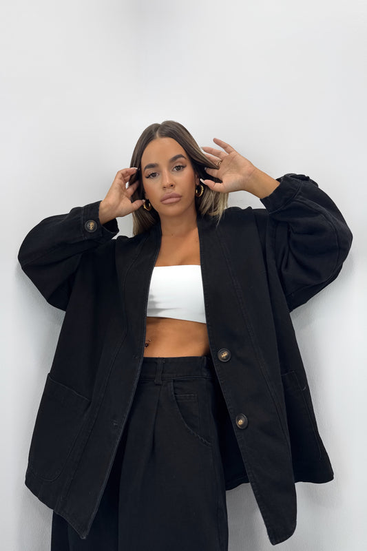 CHAQUETA DENIM OVER