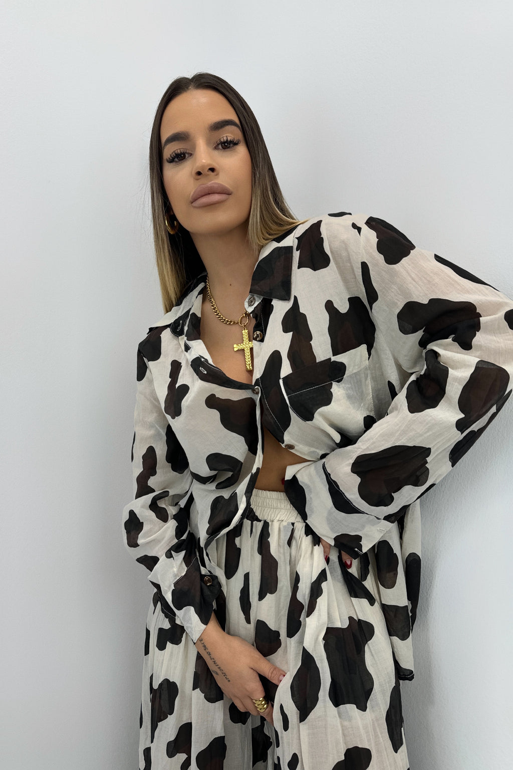 CAMISA FLUIDA VACA LUM