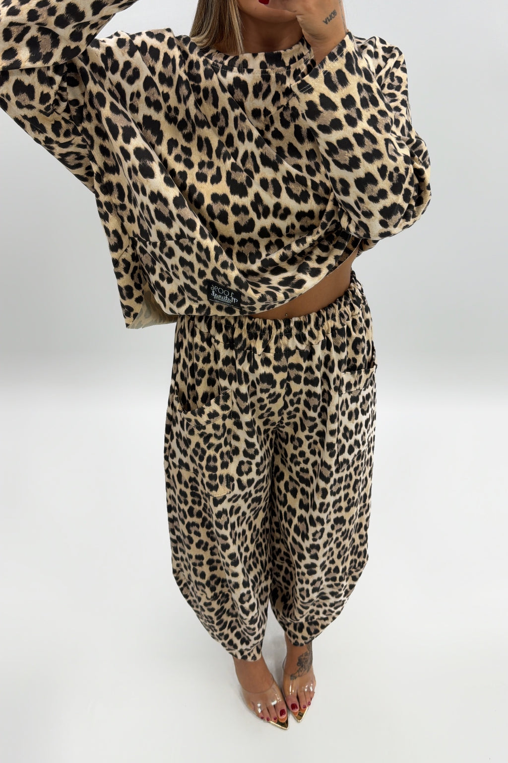 CONJUNTO BASIC BAHON LEOPARDE