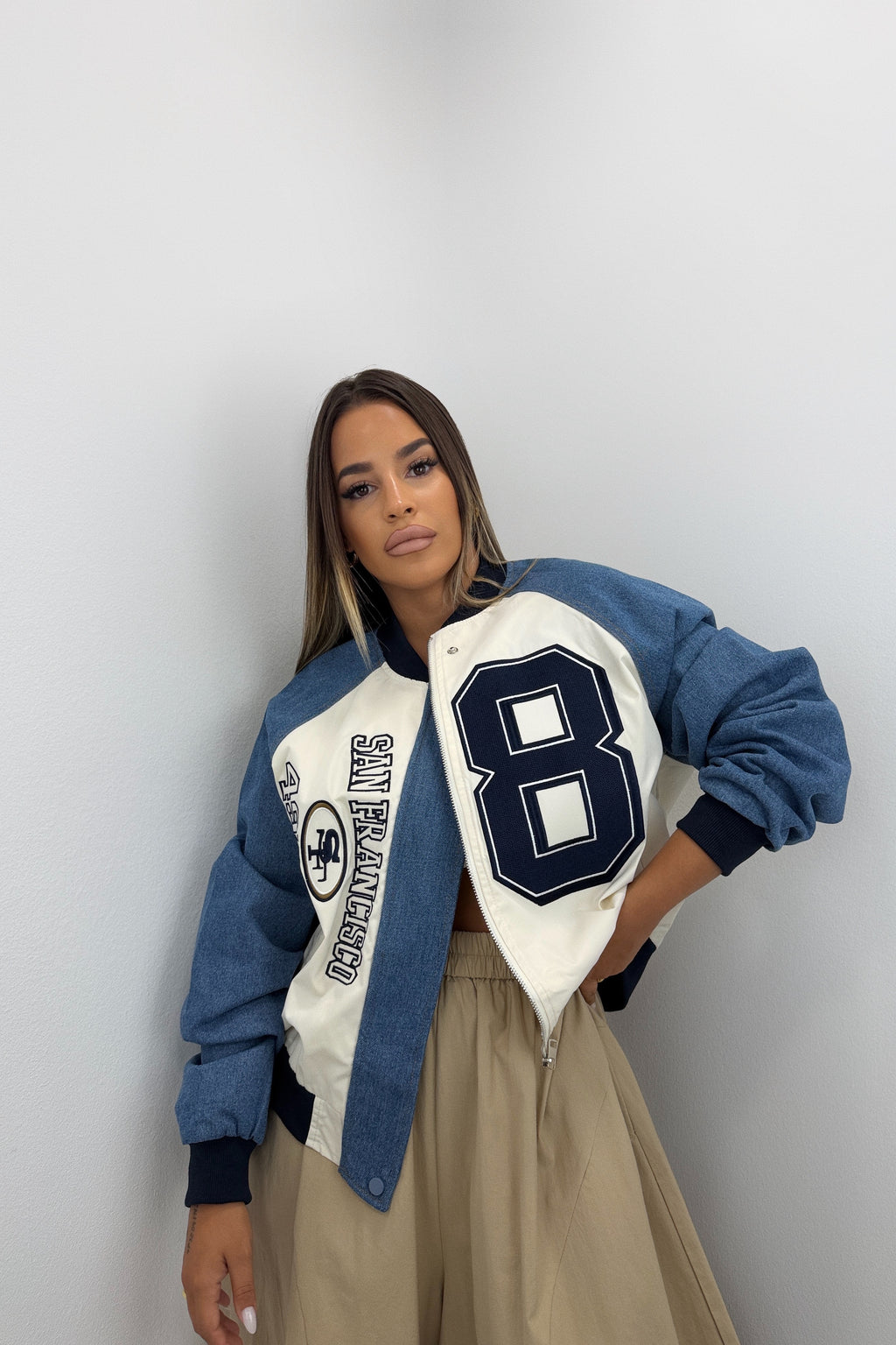 CHAQUETA COMBINADA OCHE